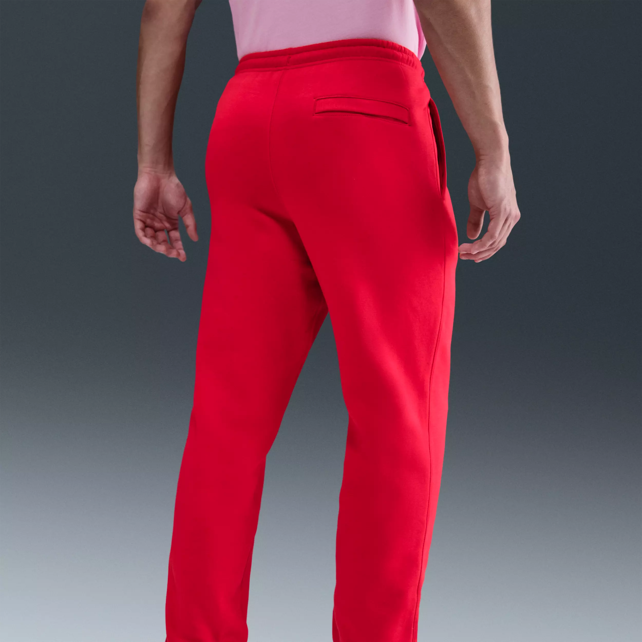 Nike Men's Club Fleece Joggers - Blue - RED
