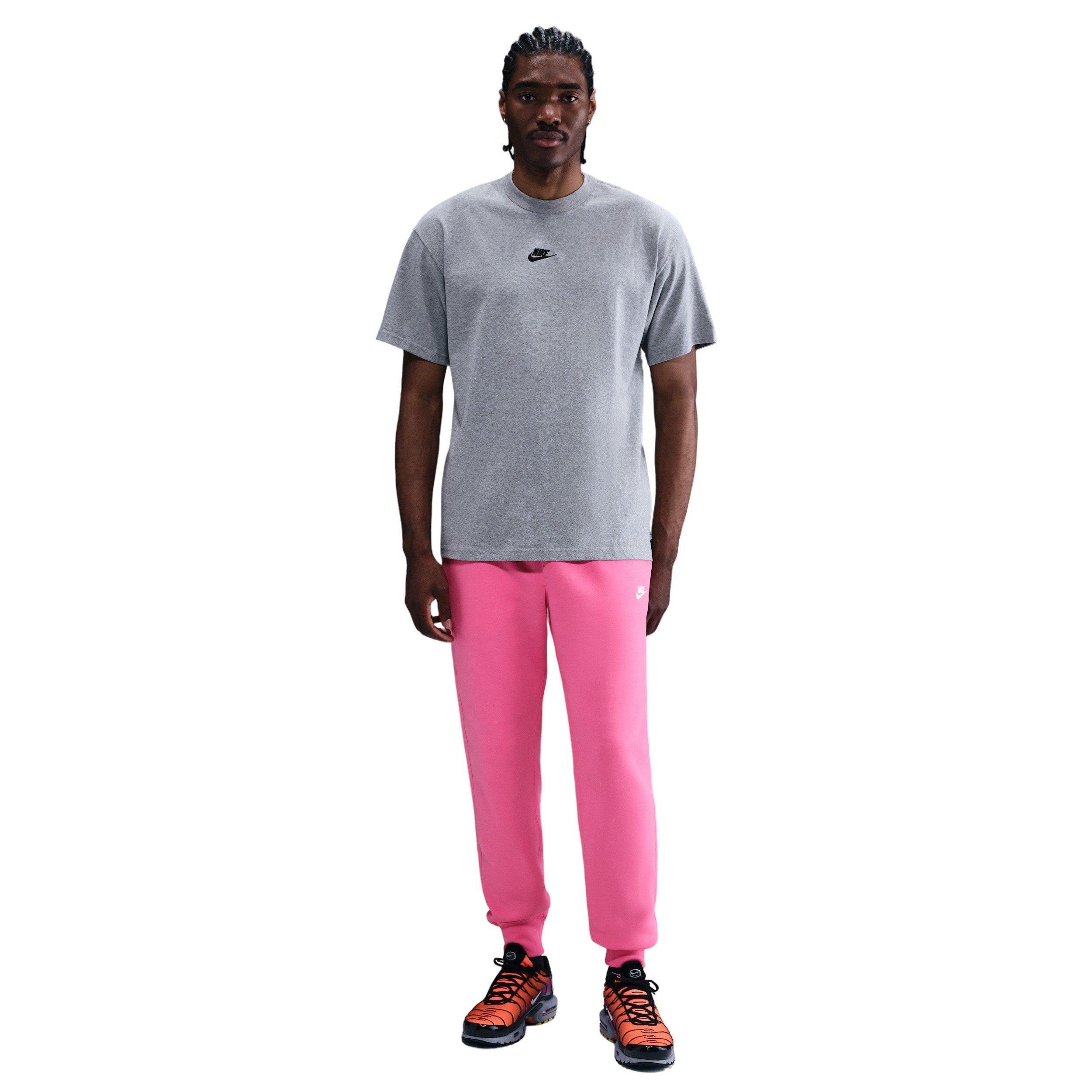 Nike Men's Club Fleece Joggers - Blue - PINK Thumbnail View 1