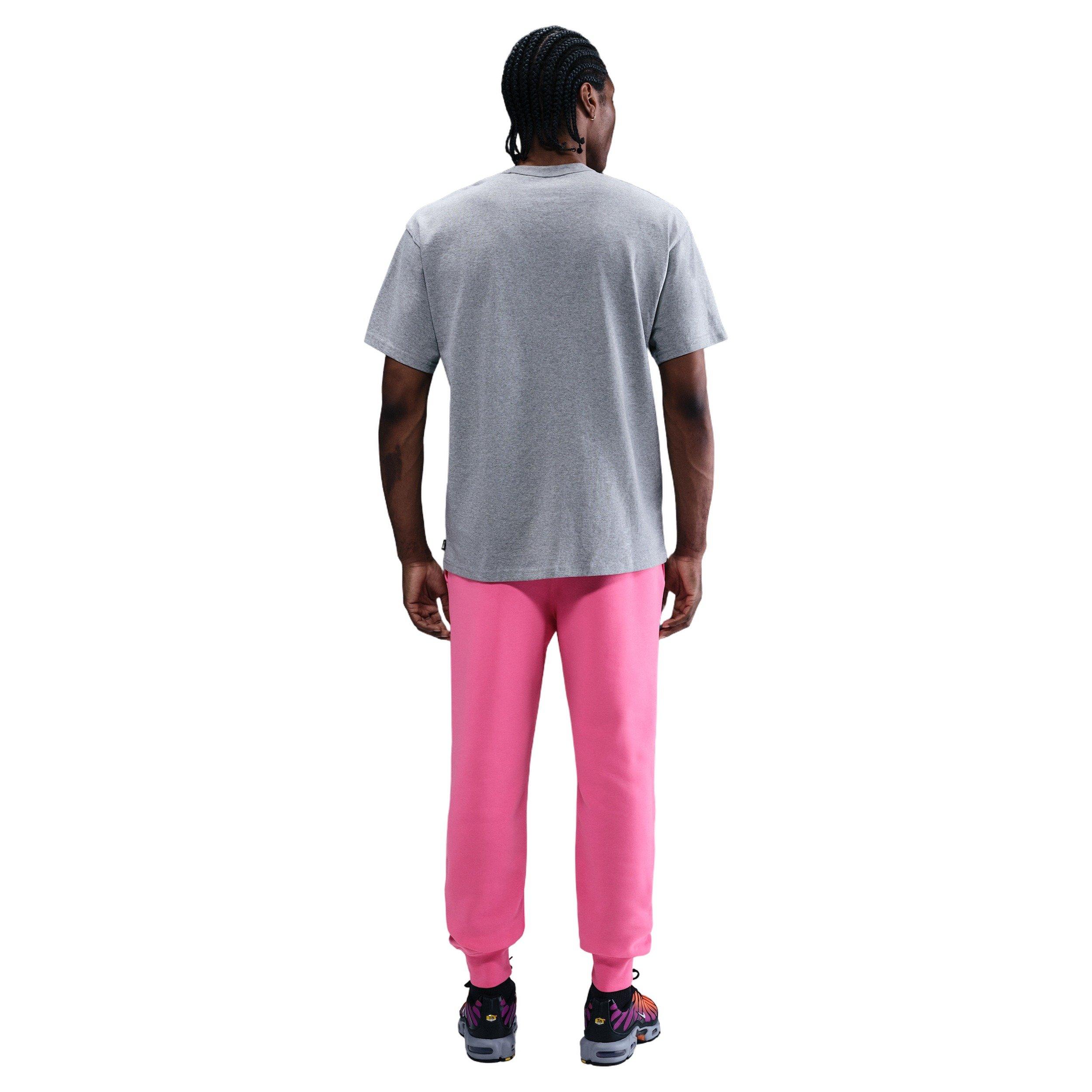 Nike Men's Club Fleece Joggers - Blue - PINK Thumbnail View 2