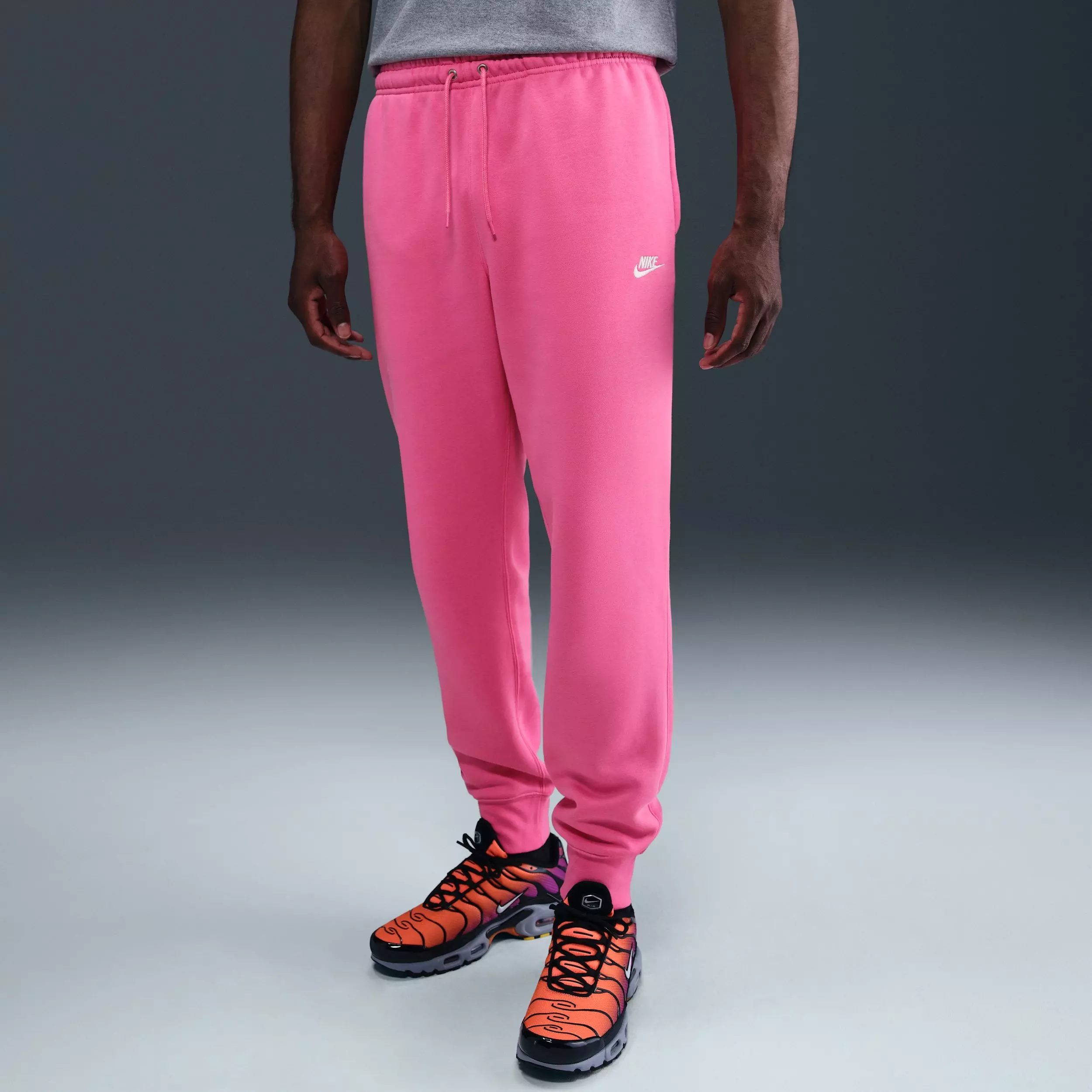 Nike Men's Club Fleece Joggers - Blue - PINK