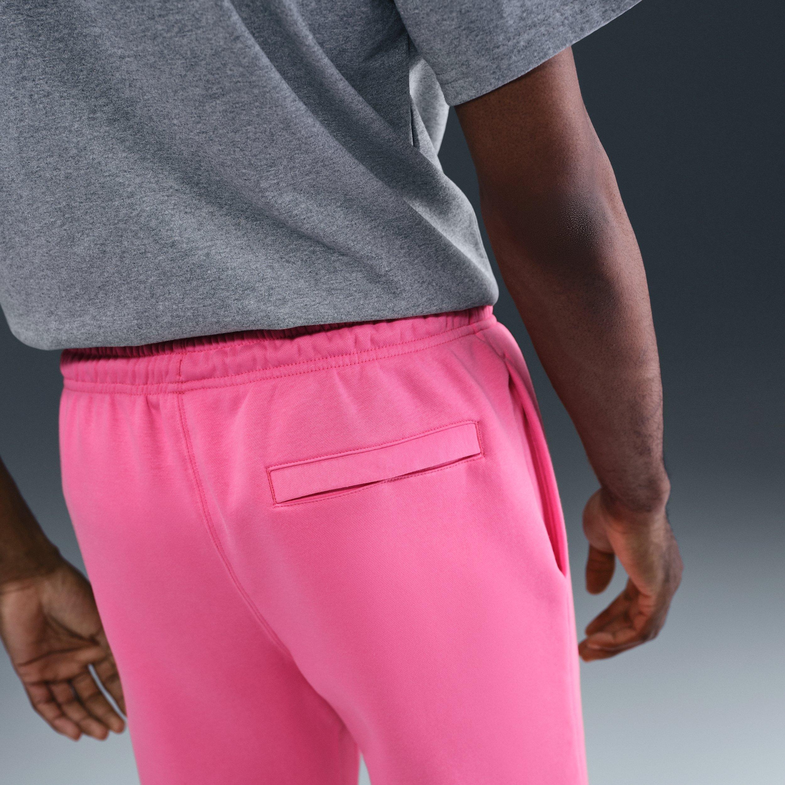 Nike Men's Club Fleece Joggers - Blue - PINK Thumbnail View 4