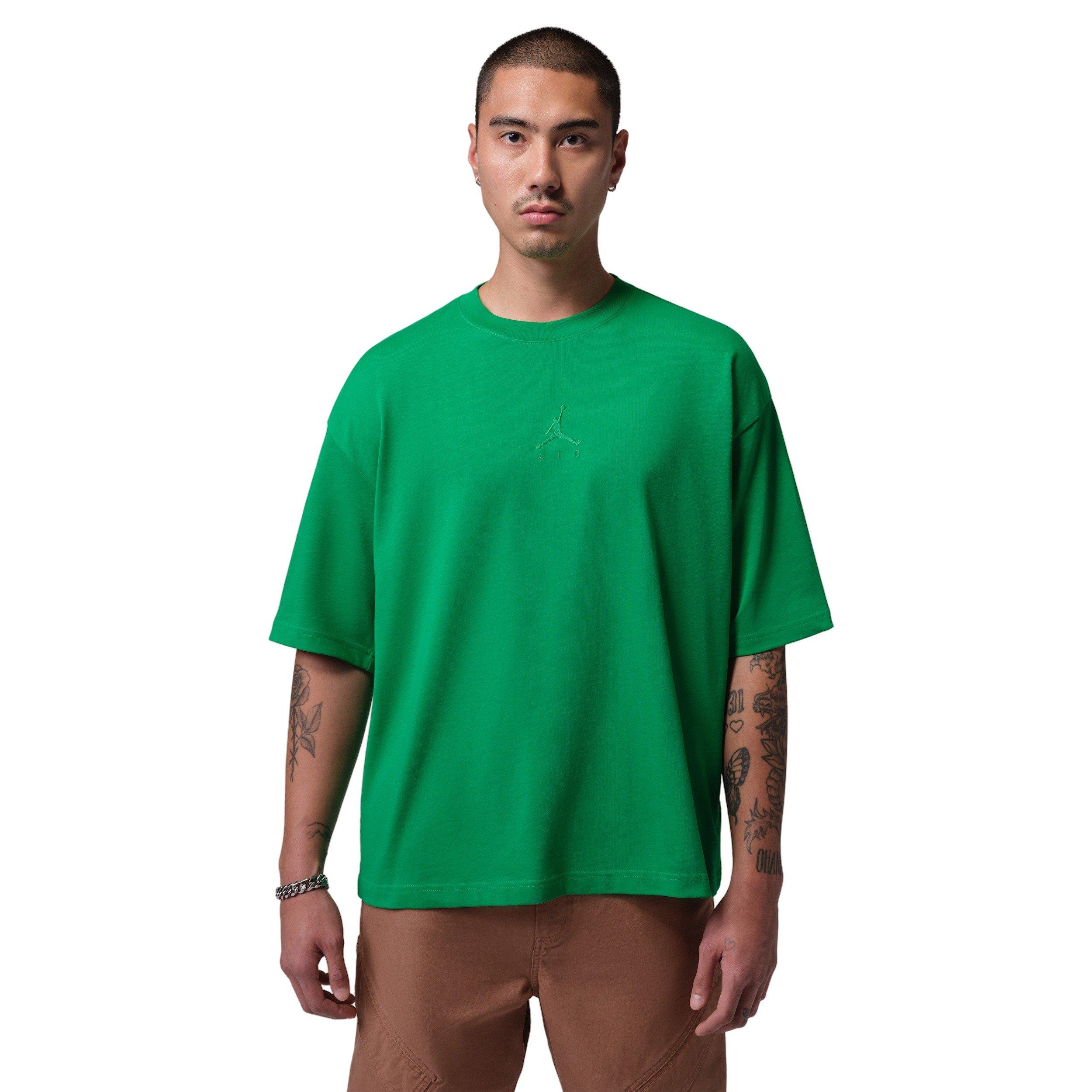 Jordan Men's Flight Essentials Oversized T-Shirt - GREEN Thumbnail View 1