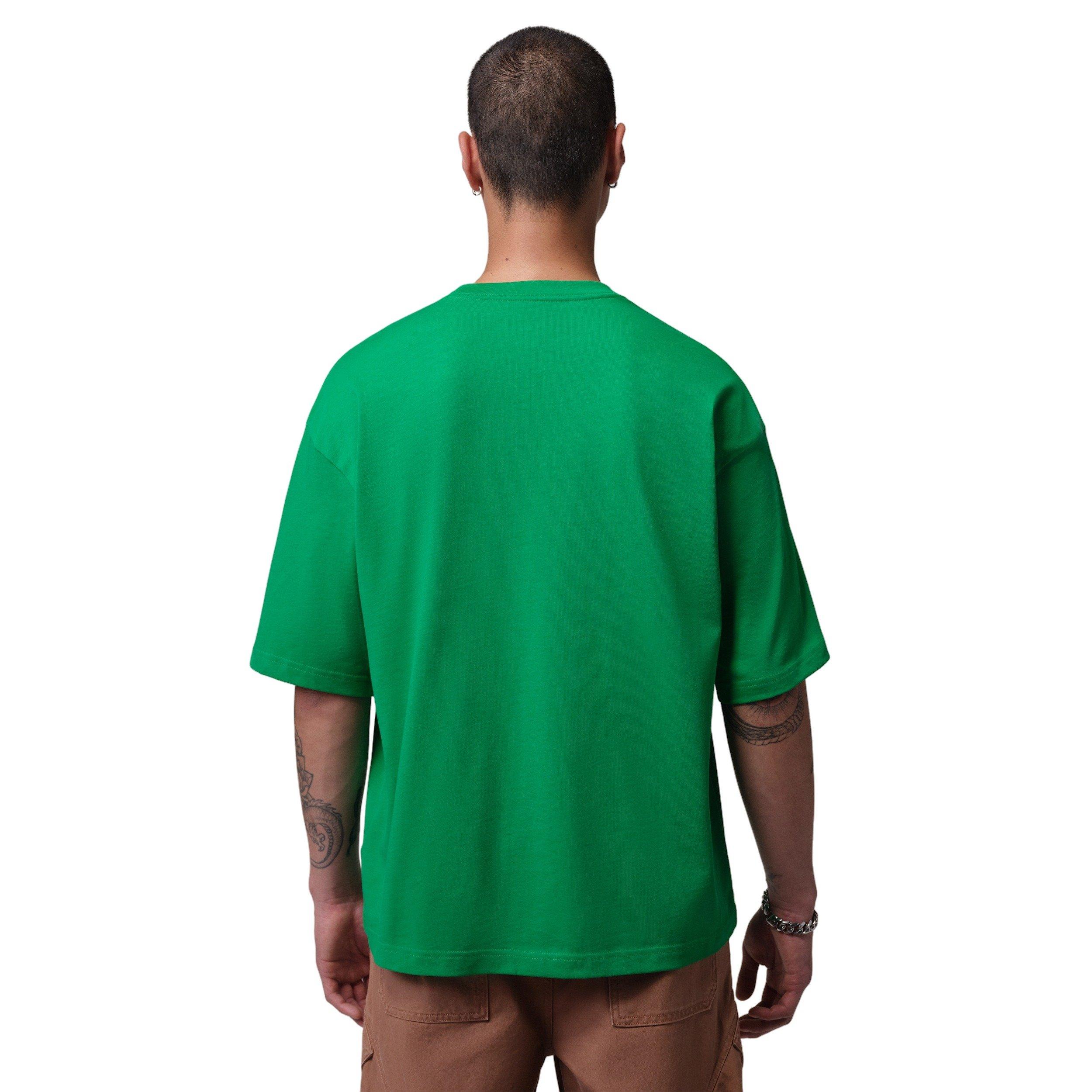 Jordan Men's Flight Essentials Oversized T-Shirt - GREEN Thumbnail View 2