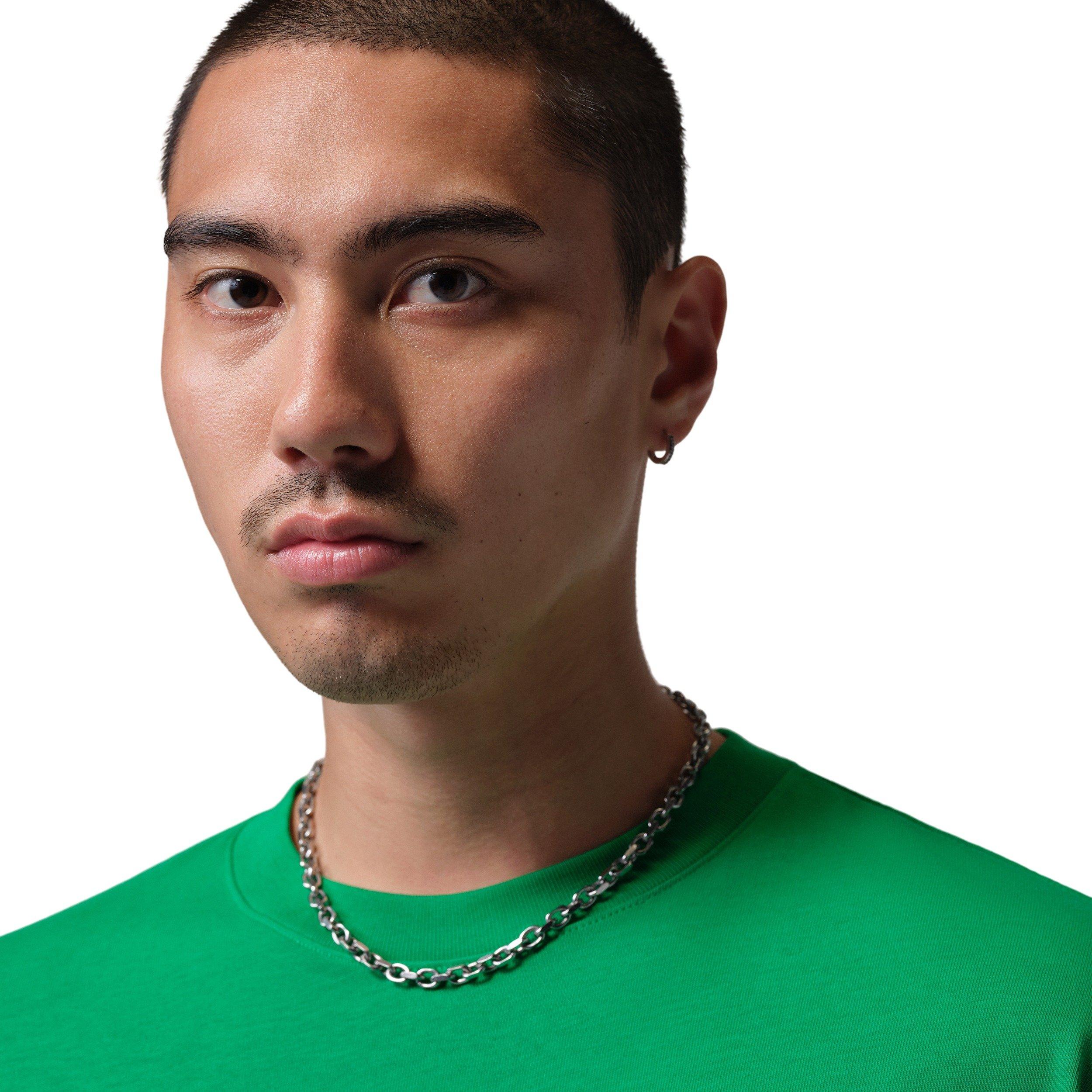 Jordan Men's Flight Essentials Oversized T-Shirt - GREEN Thumbnail View 3