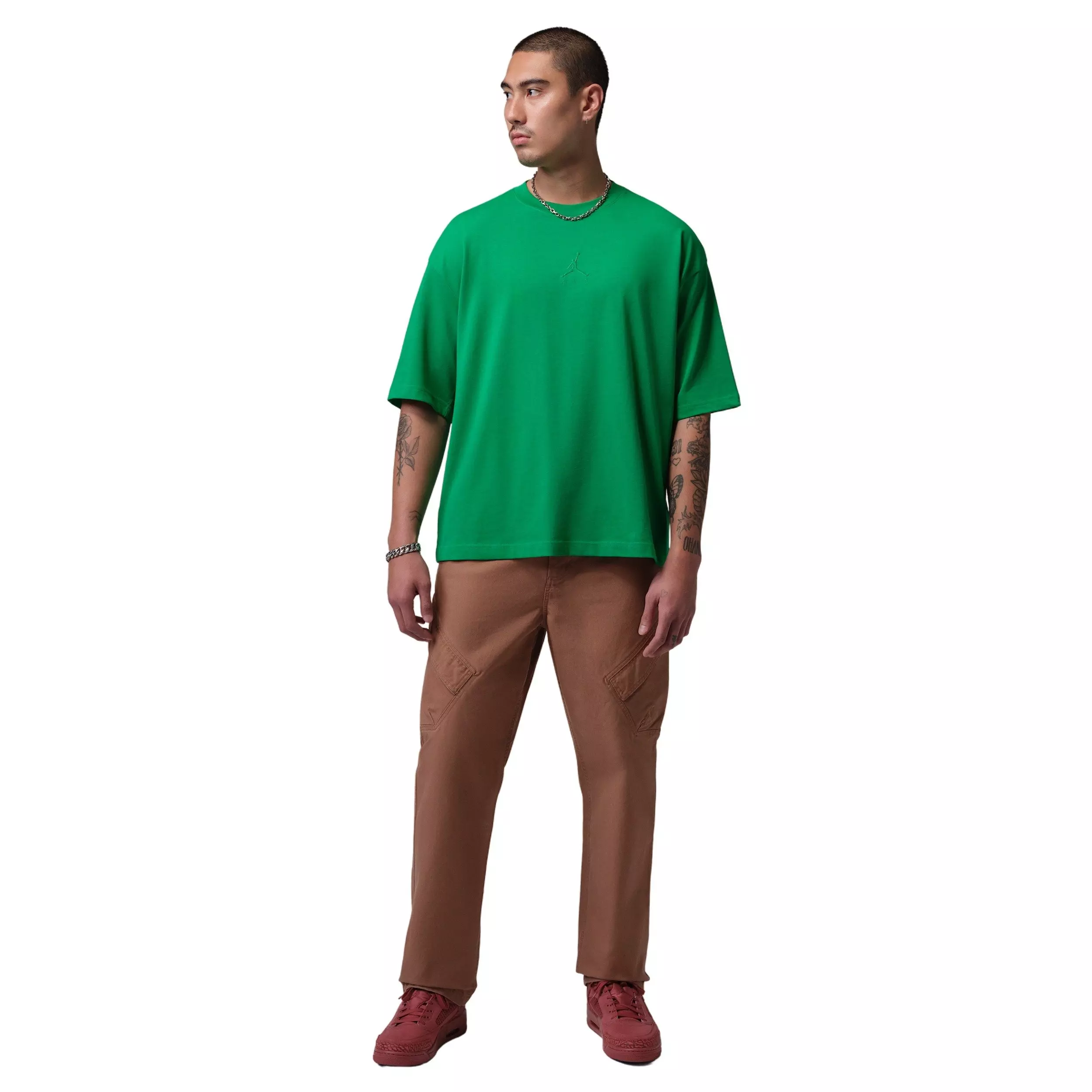 Jordan Men's Flight Essentials Oversized T-Shirt - GREEN