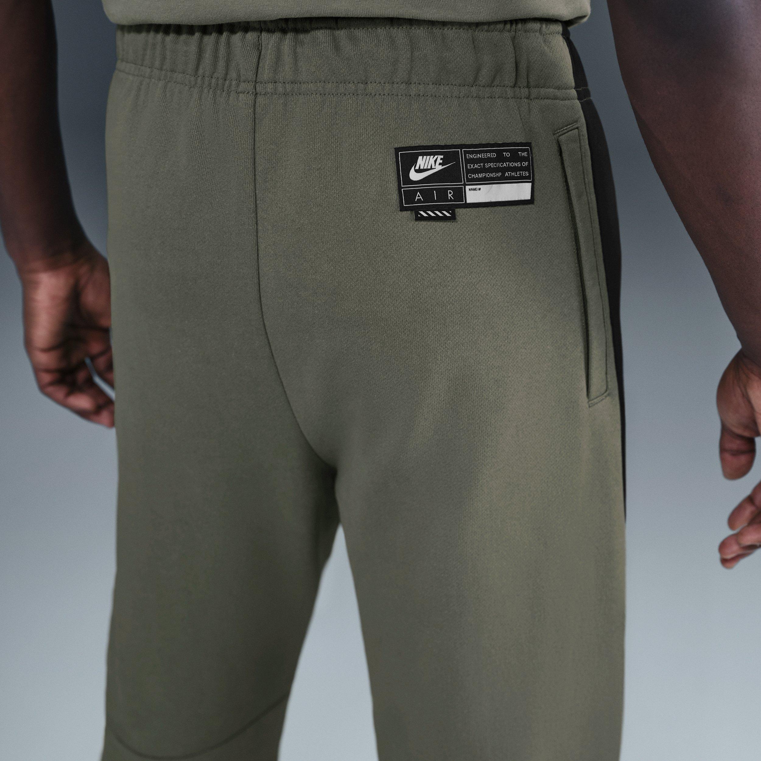 Nike Air Men's Fleece Joggers -Green - GREEN Thumbnail View 4
