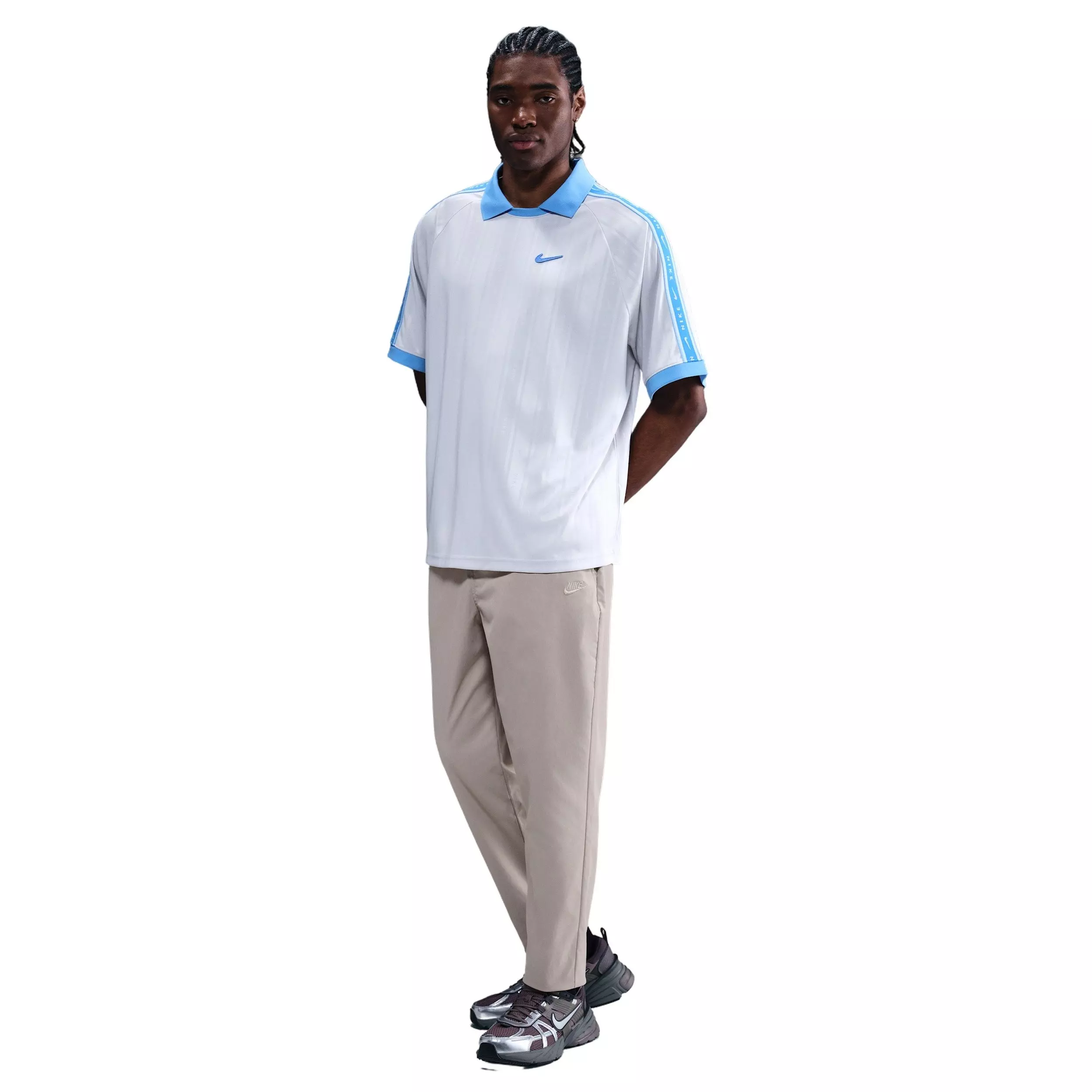 Nike Men's Club Woven Tapered Pants -Grey - GREY
