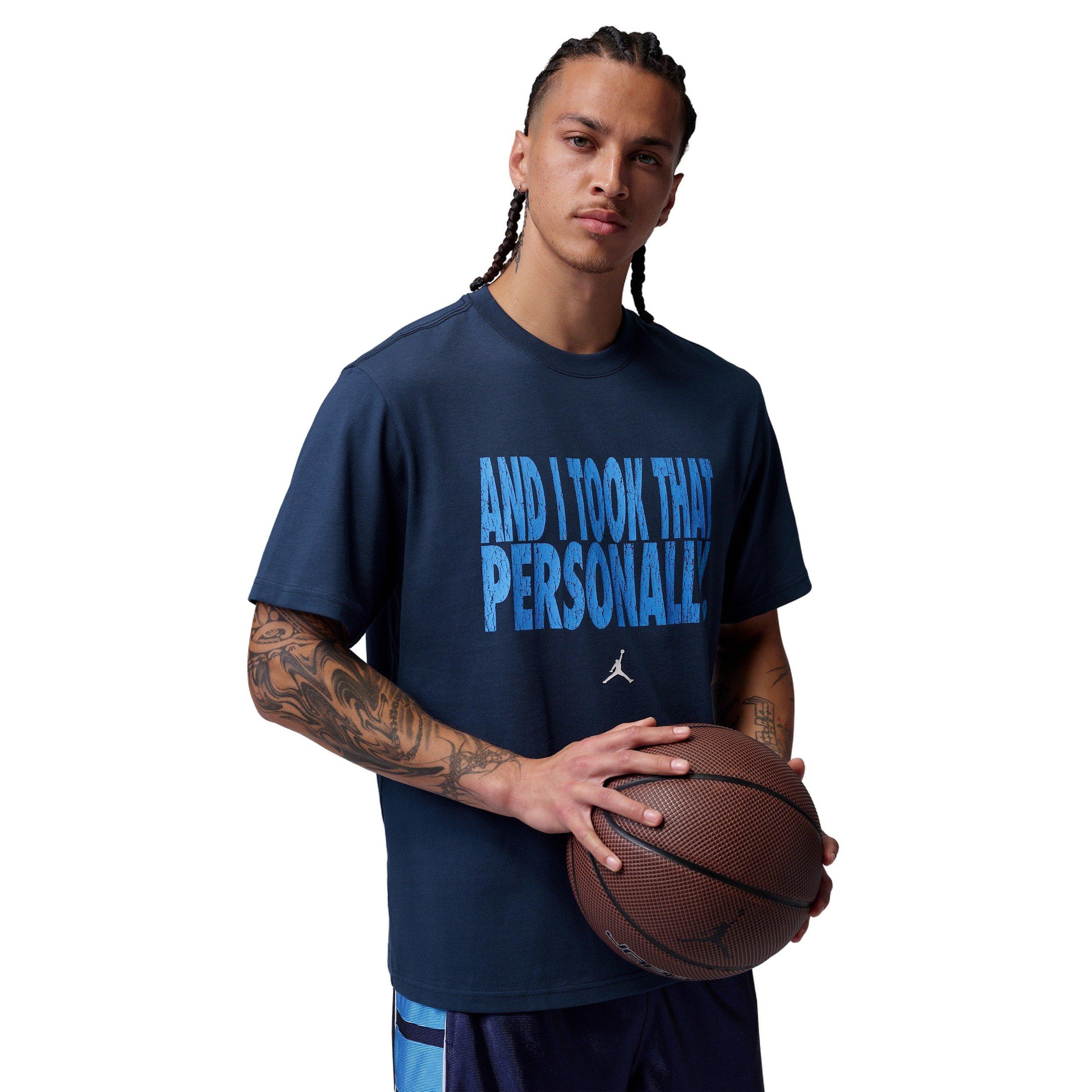 Jordan Men's Sport Dri-FIT Graphic VB T-Shirt - BLUE Thumbnail View 1