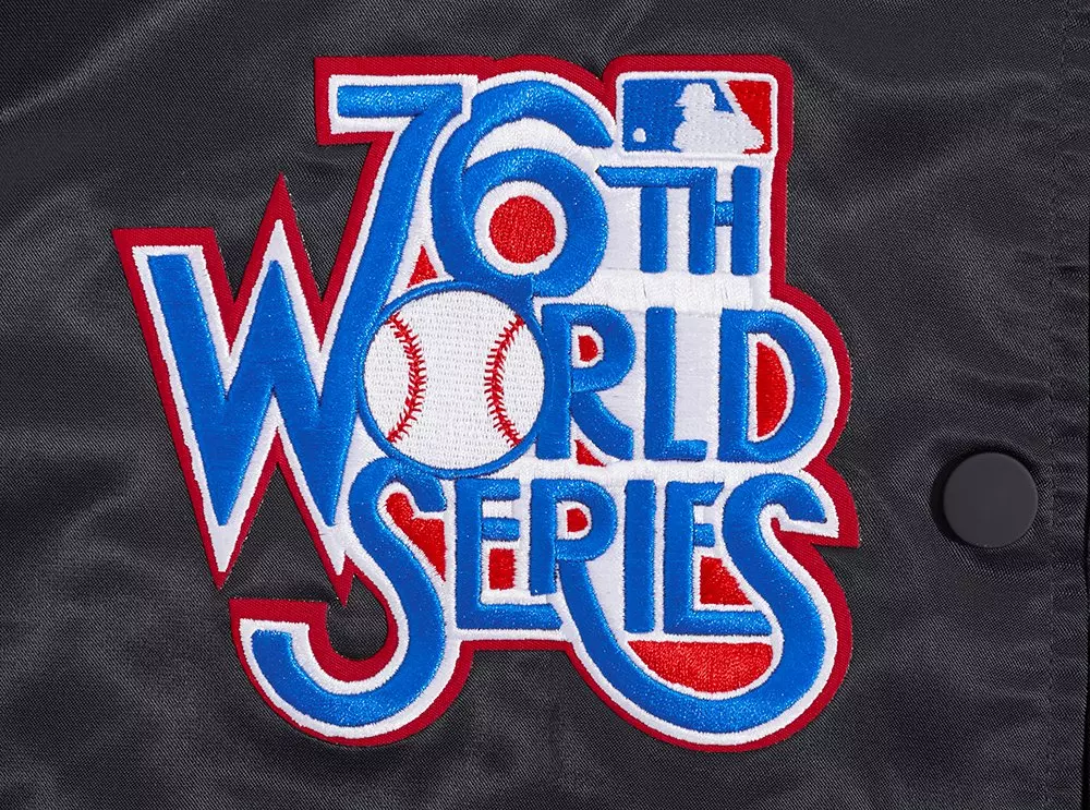 Pro Standard Women's MLB Pittsburgh Pirates Mashup Rib Satin Jacket - Black/Yellow - BLACK/YELLOW