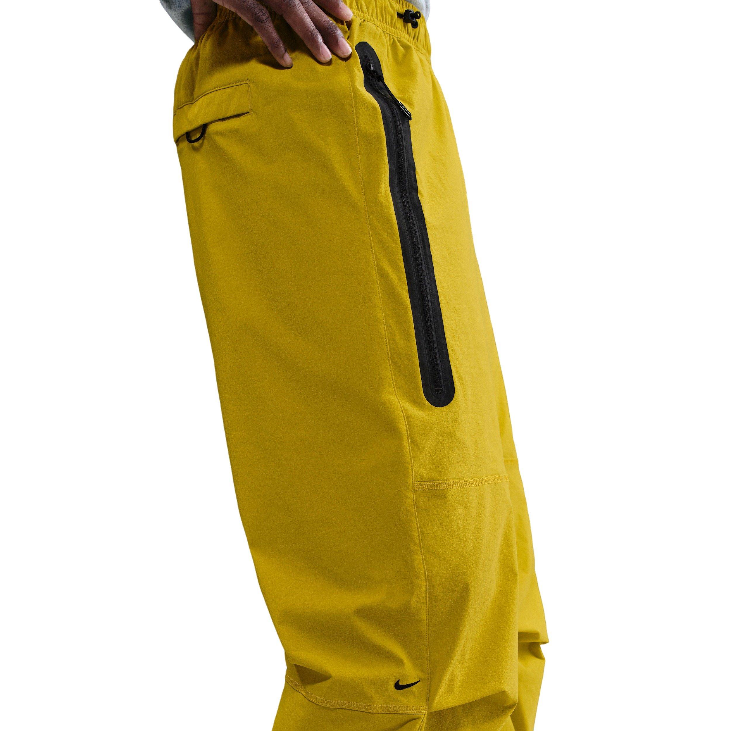 Nike Men's tech Woven Oversized Pants - YELLOW Thumbnail View 2