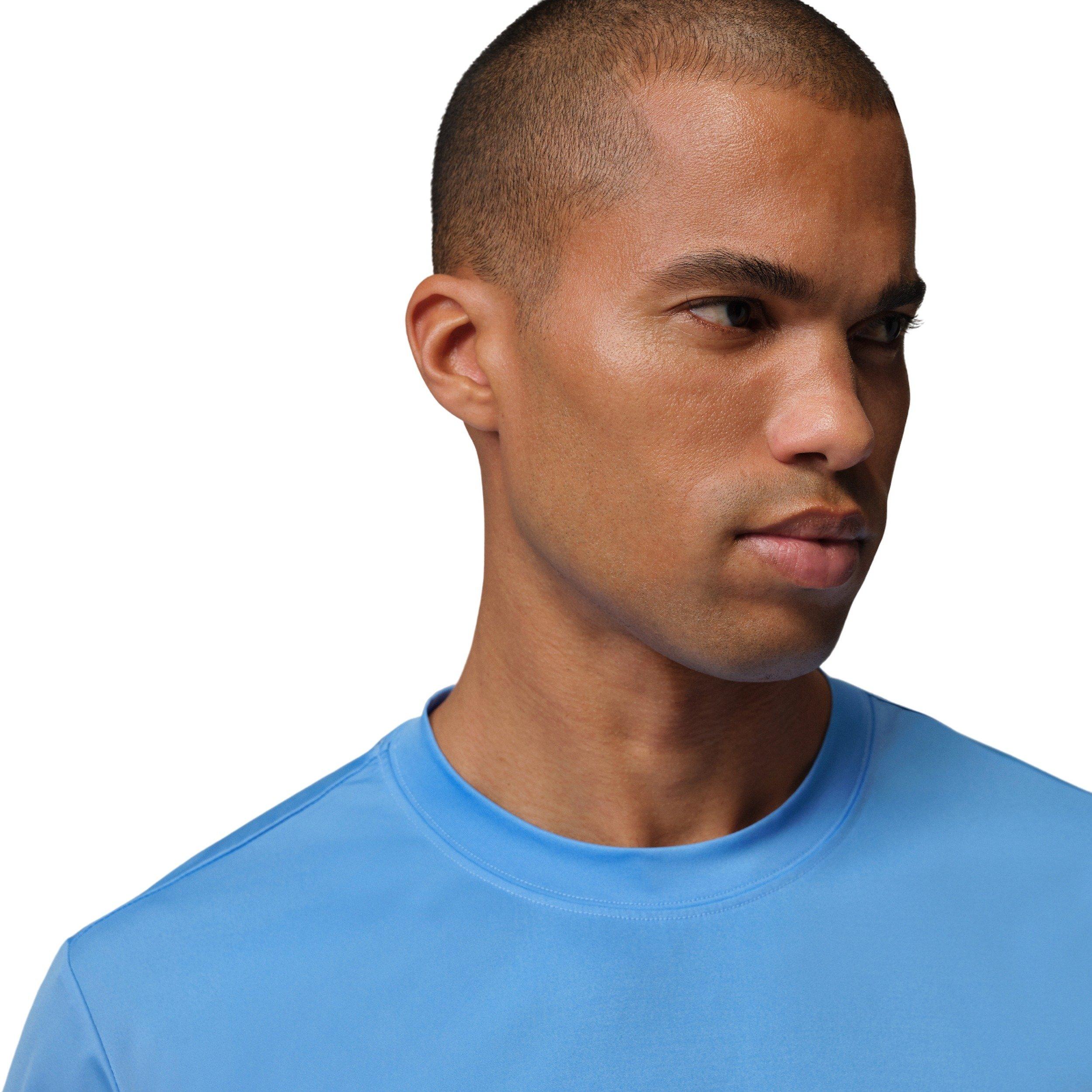 Jordan Men's Sport Essentials Dri-FIT Short-Sleeve Top - BLUE Thumbnail View 3