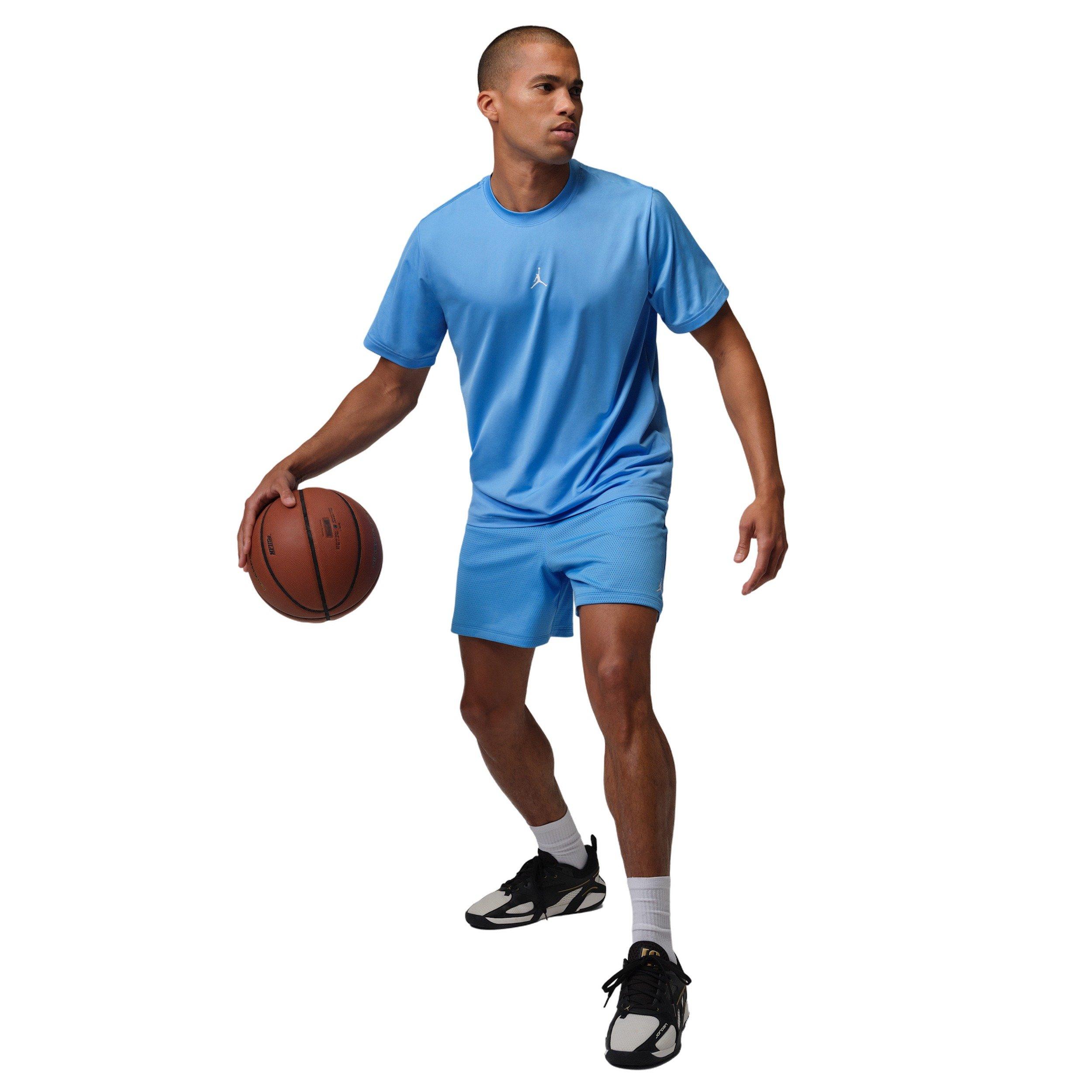 Jordan Men's Sport Essentials Dri-FIT Short-Sleeve Top - BLUE Thumbnail View 5
