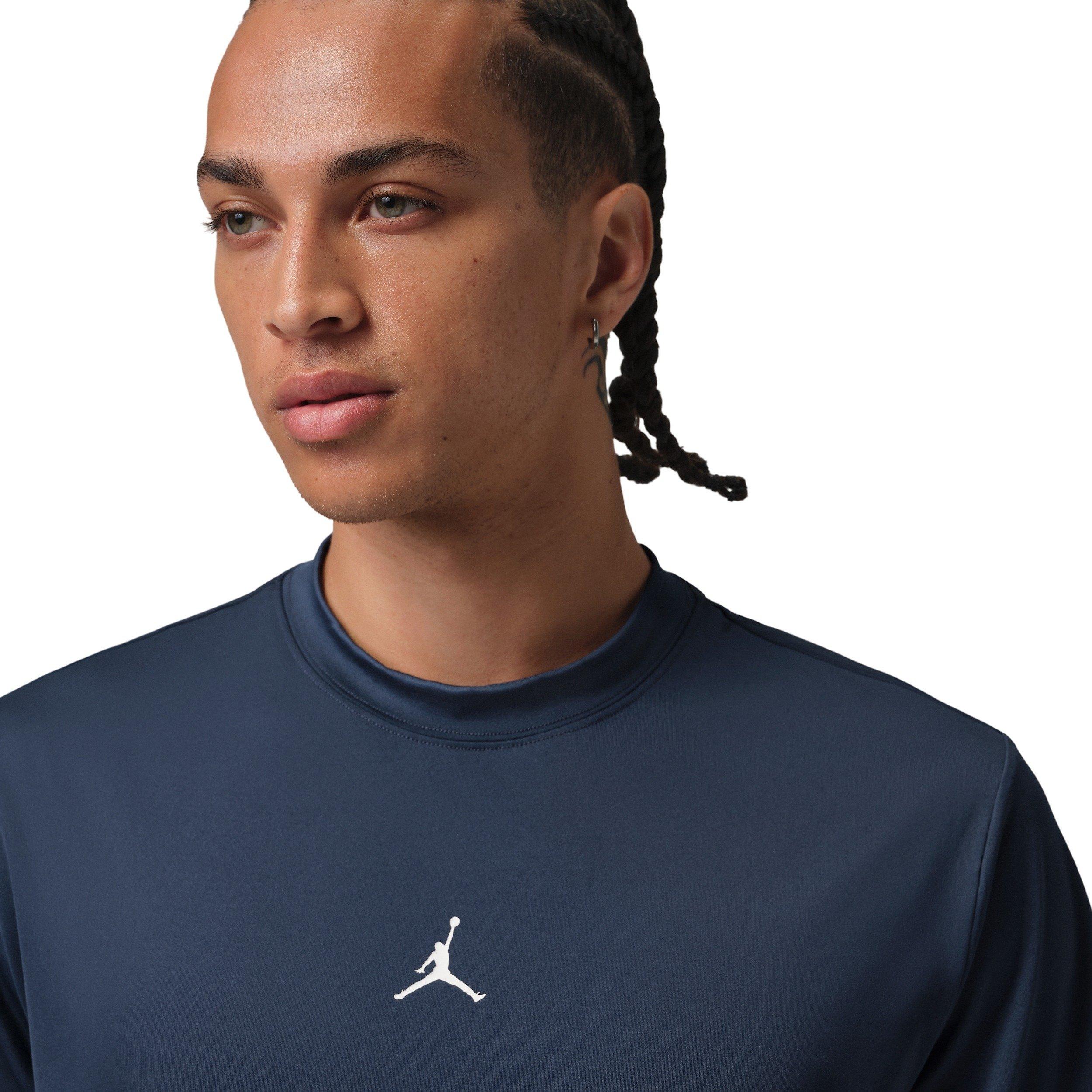 Jordan Men's Sport Essentials Dri-FIT Short-Sleeve Top - MIDNIGHT NAVY Thumbnail View 3