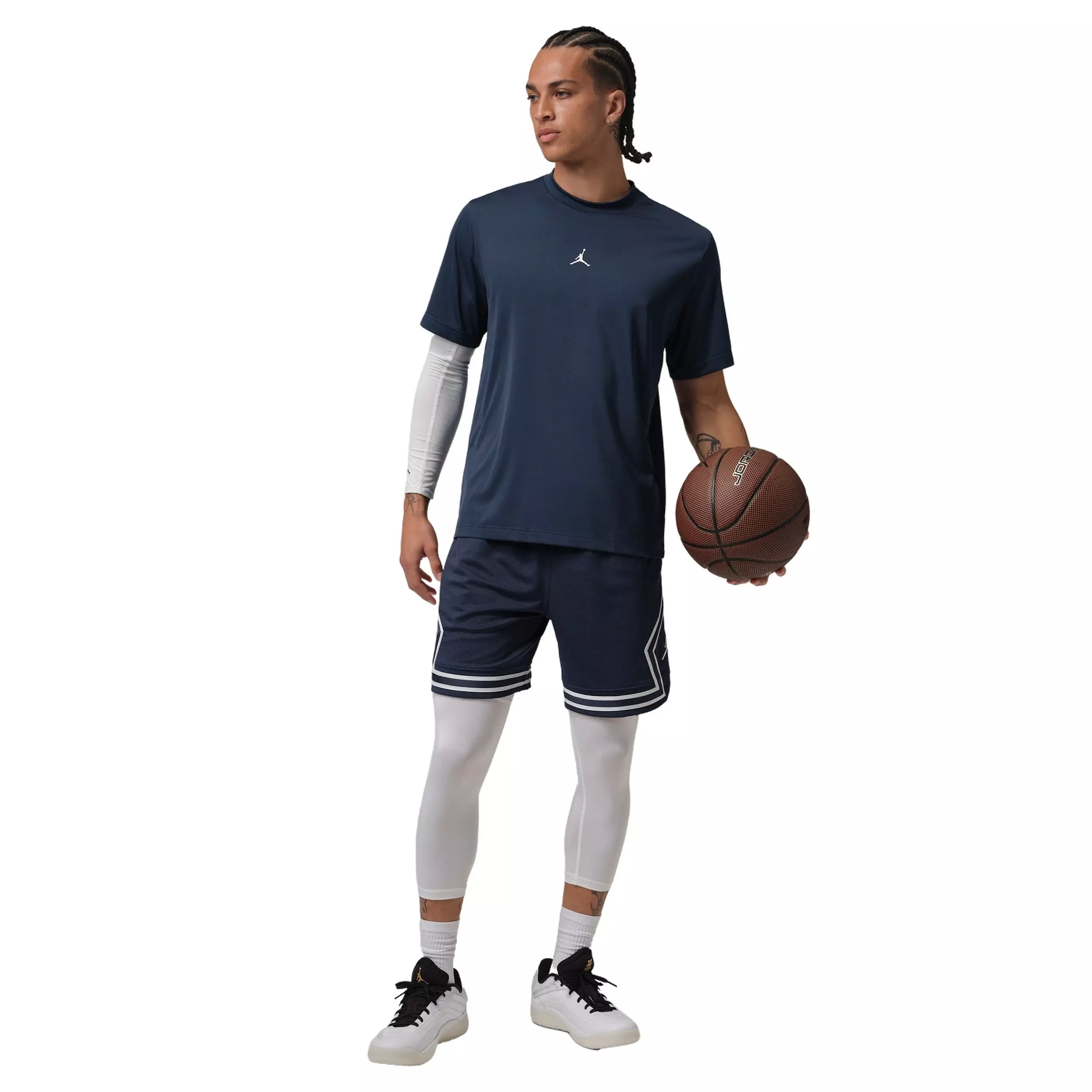 Jordan Men's Sport Essentials Dri-FIT Short-Sleeve Top - MIDNIGHT NAVY