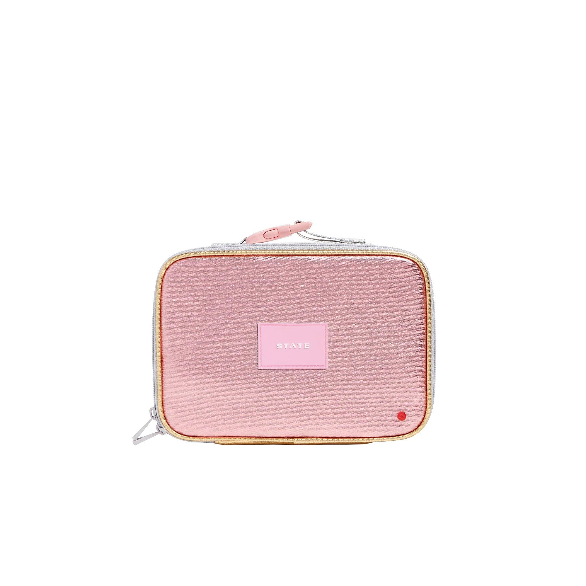 STATE Bags Rodgers Lunch Box - Pink/Silver - PINK/SILVER