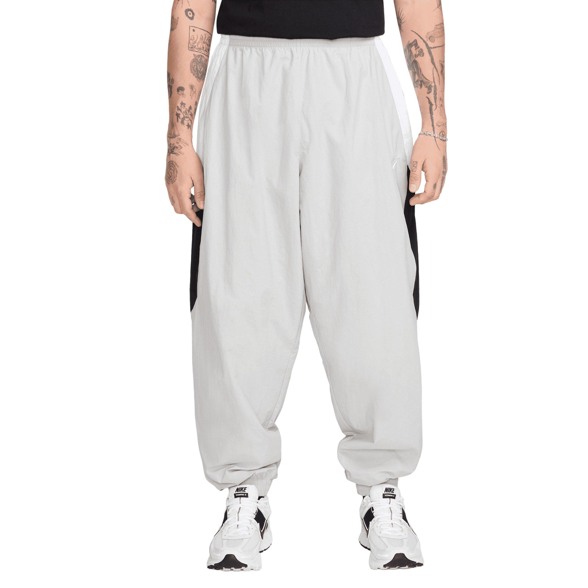 Nike Men's Club Oversized Woven Track Pants -Grey - GREY Thumbnail View 1