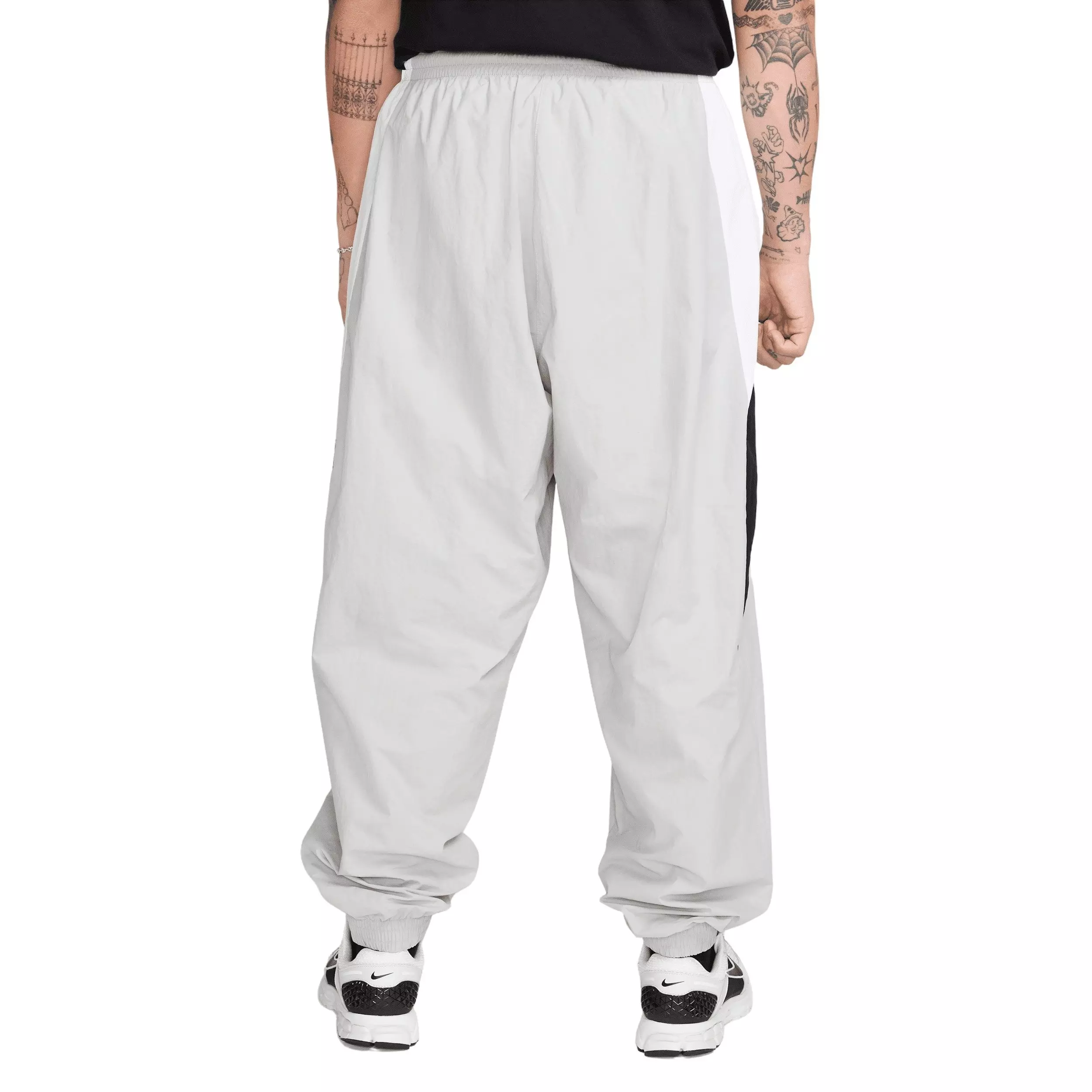 Nike Men's Club Oversized Woven Track Pants - Grey - GREY