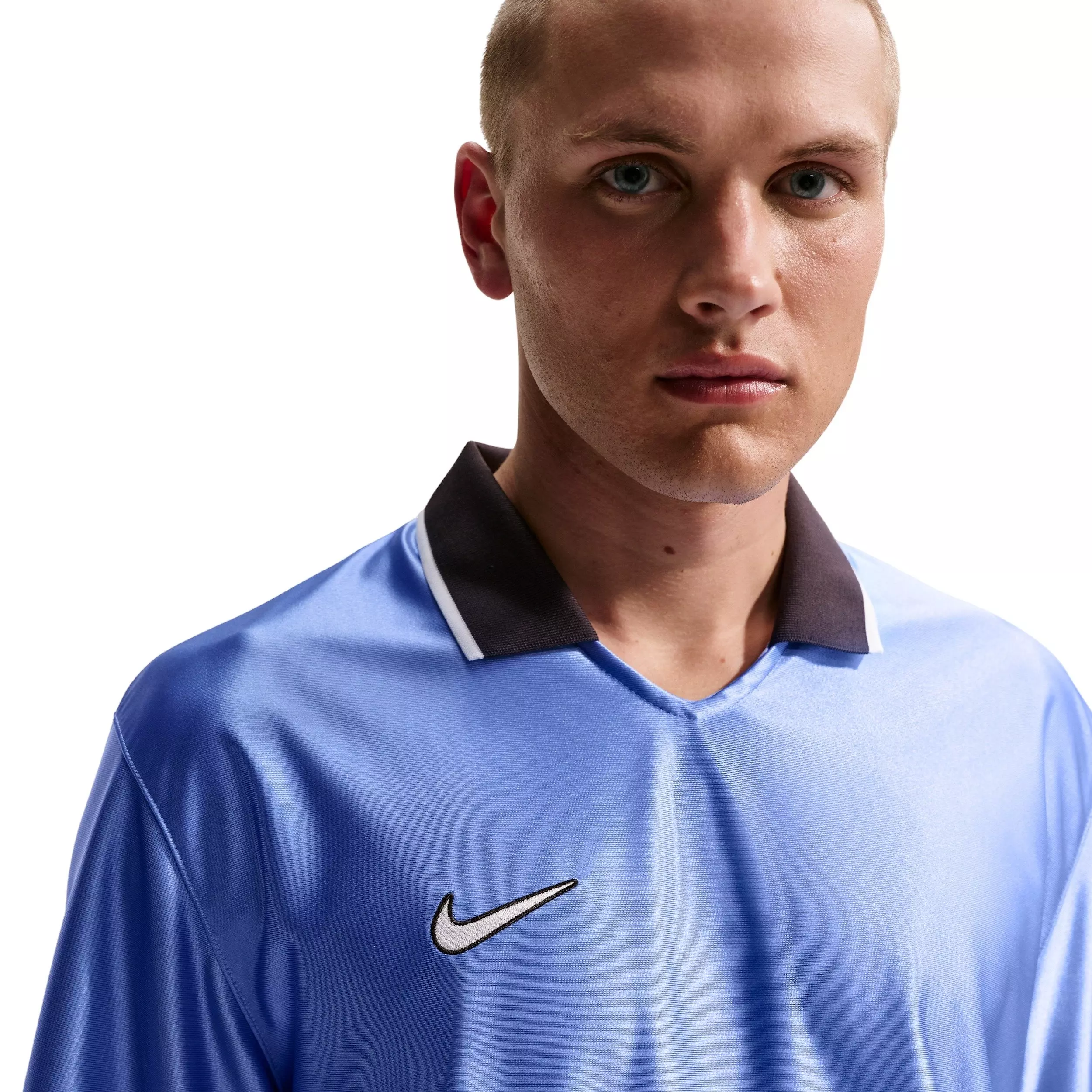 Nike Men's Energy Dri-FIT Short-Sleeve Soccer Top - BLUE