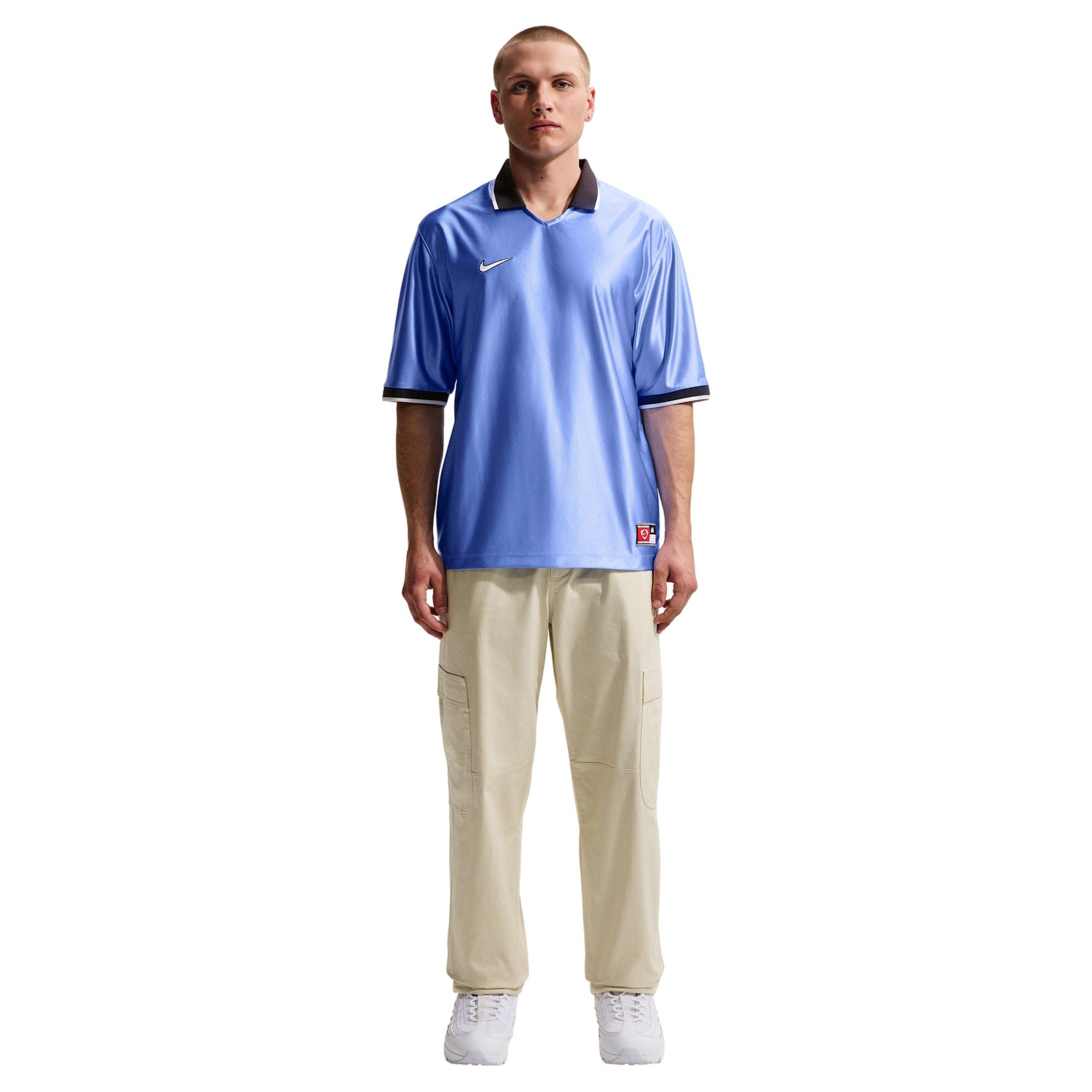 Nike Men's Energy Dri-FIT Short-Sleeve Soccer Top - BLUE Thumbnail View 4