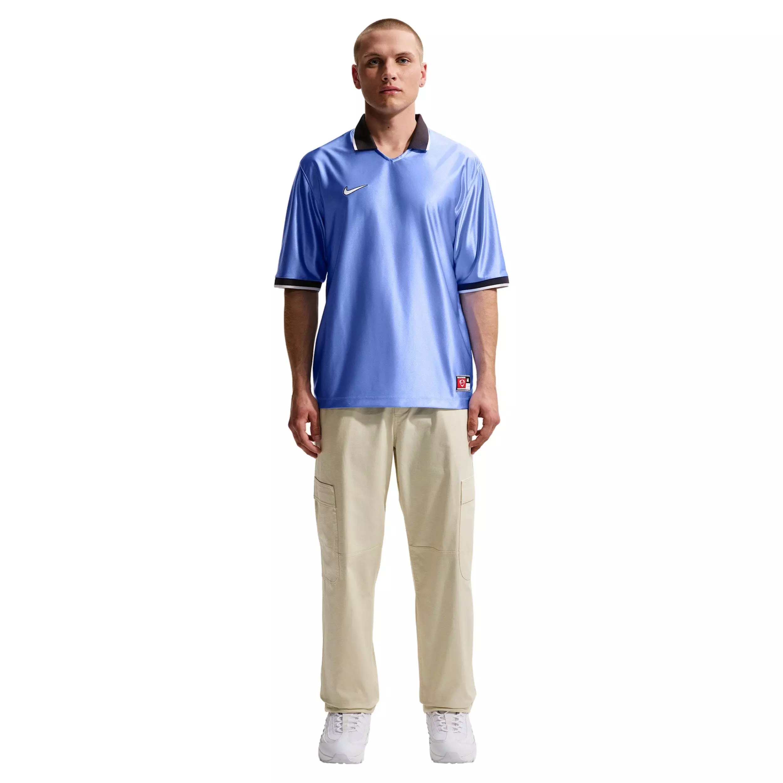 Nike Men's Energy Dri-FIT Short-Sleeve Soccer Top - BLUE