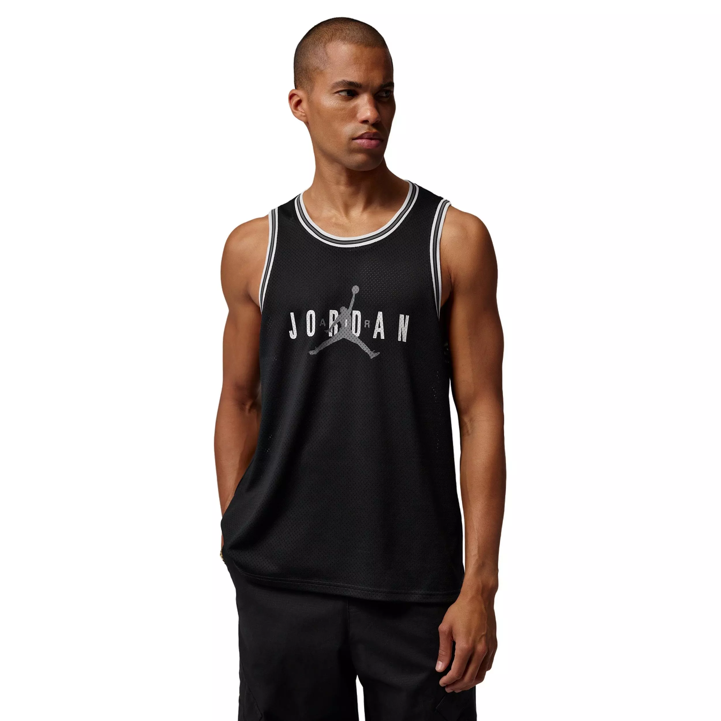 Jordan Men's Brooklyn Mesh Jersey - BLACK