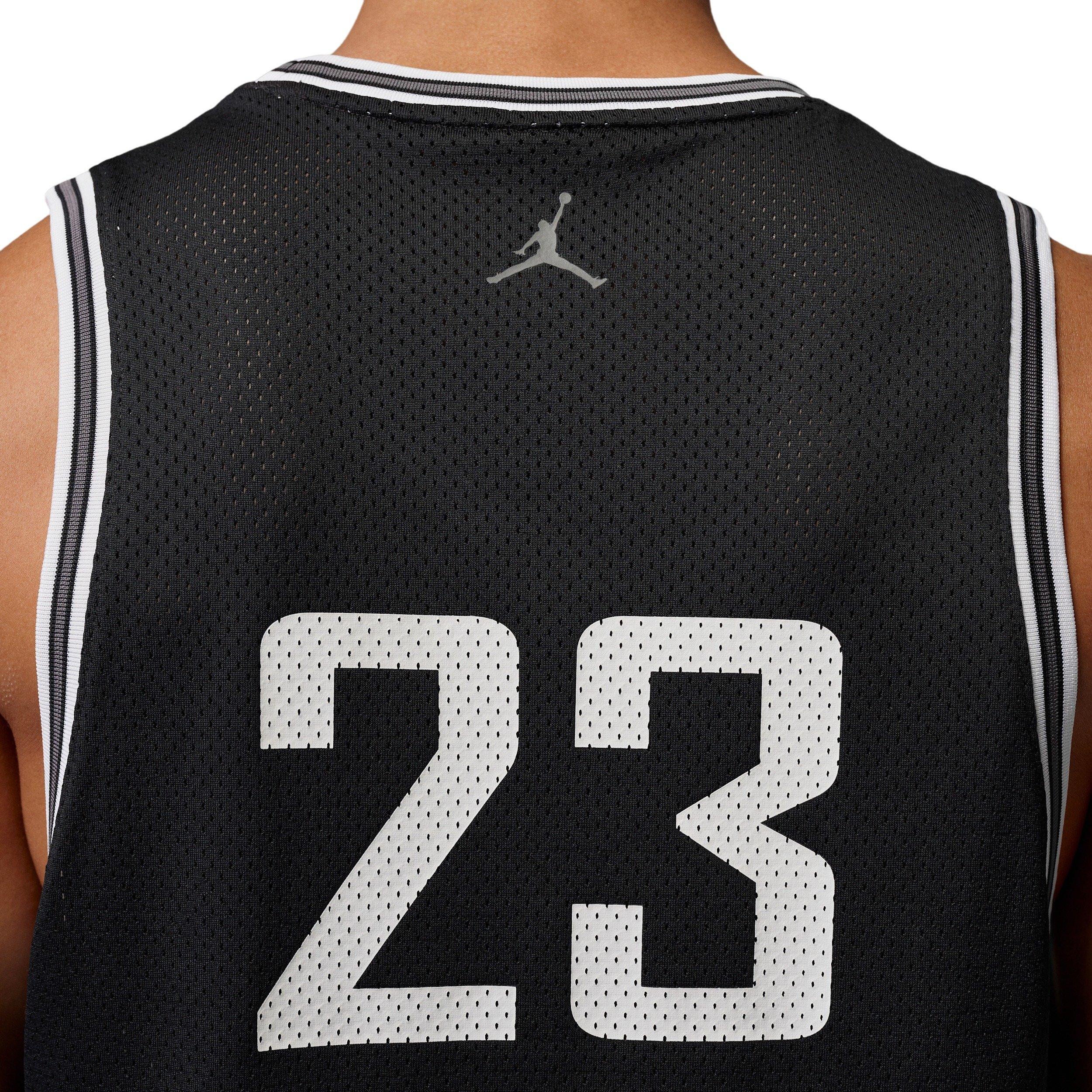 Jordan Men's Brooklyn Mesh Jersey - BLACK Thumbnail View 5