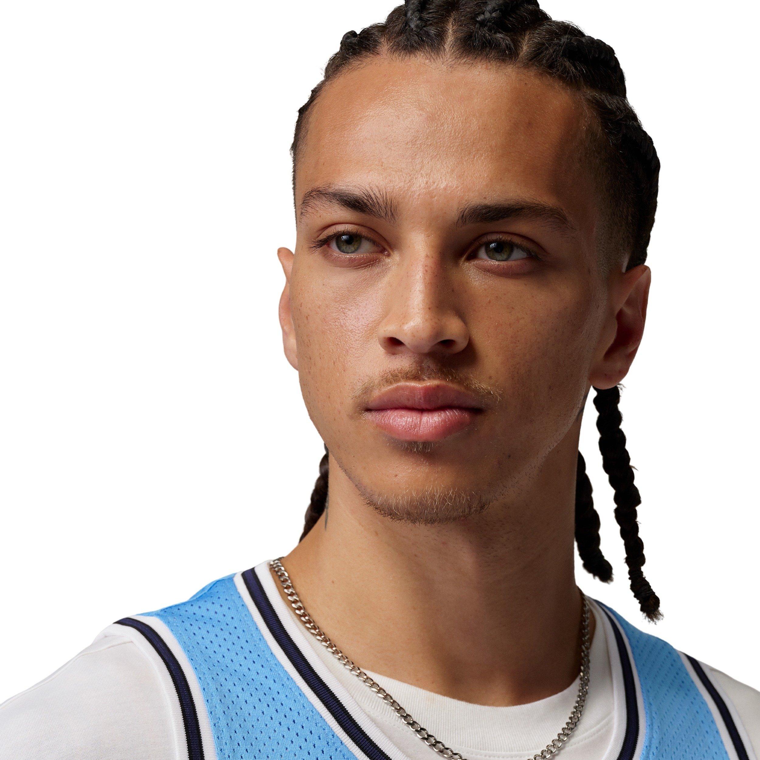 Jordan Men's Brooklyn Mesh Jersey - BLUE Thumbnail View 3