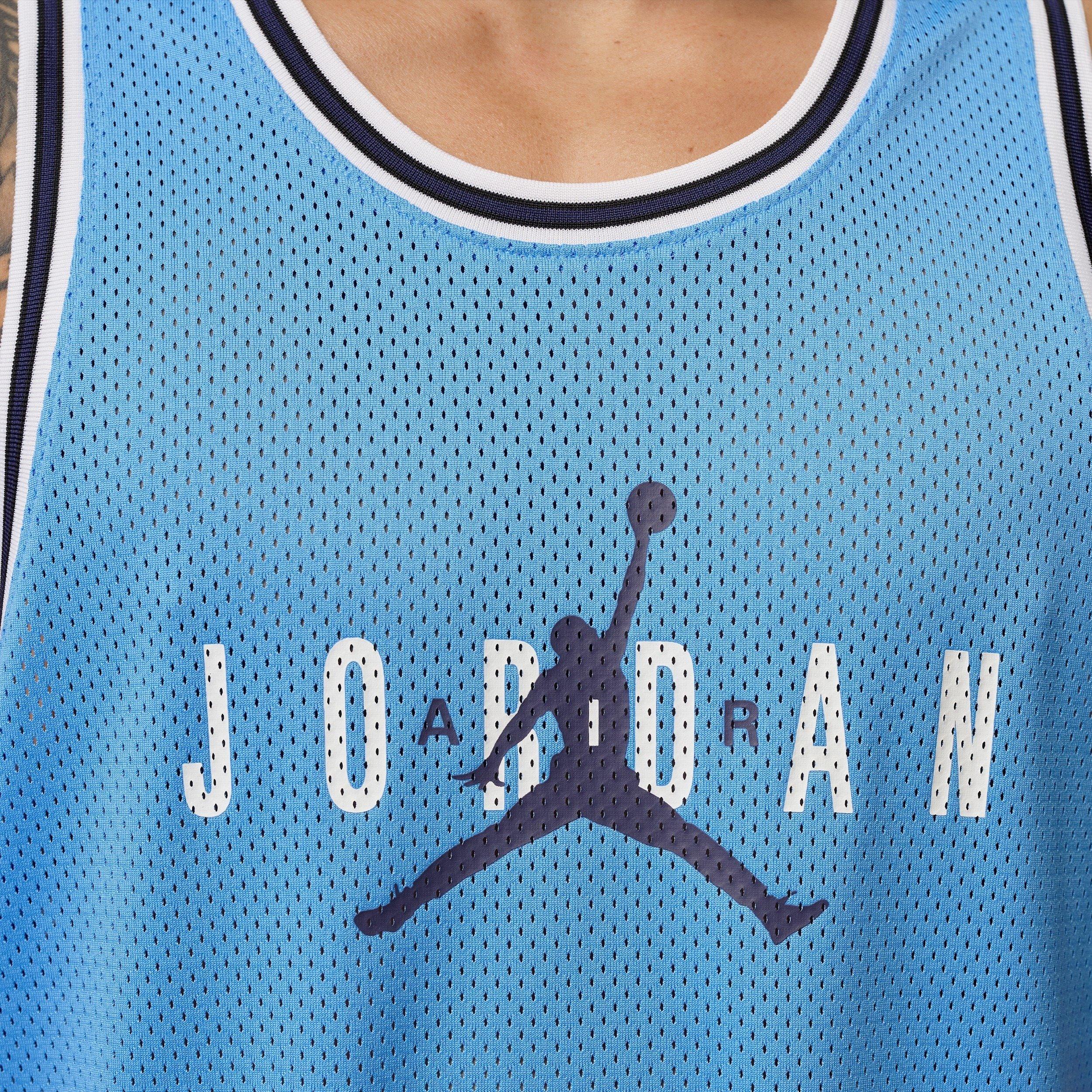 Jordan Men's Brooklyn Mesh Jersey - BLUE Thumbnail View 4
