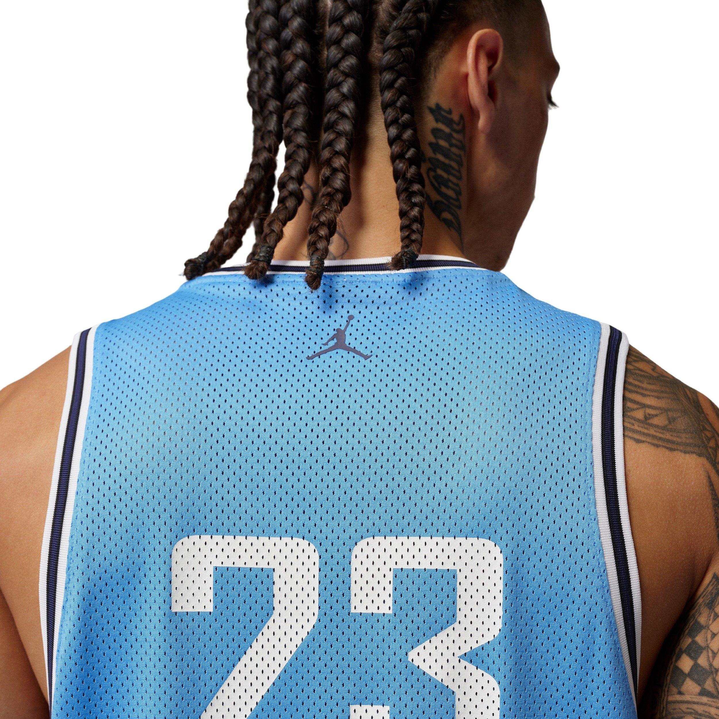 Jordan Men's Brooklyn Mesh Jersey - BLUE Thumbnail View 5