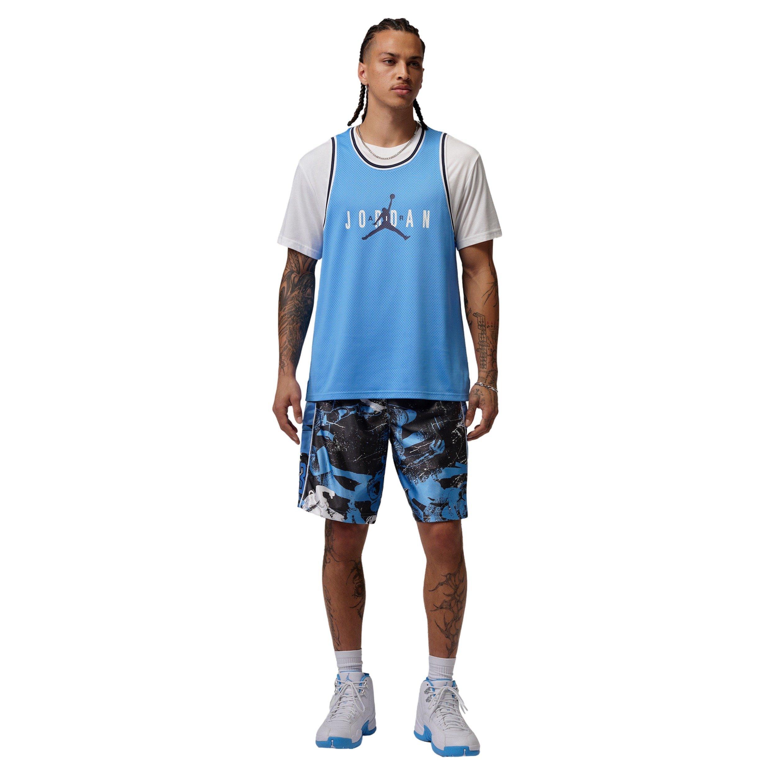 Jordan Men's Brooklyn Mesh Jersey - BLUE Thumbnail View 7
