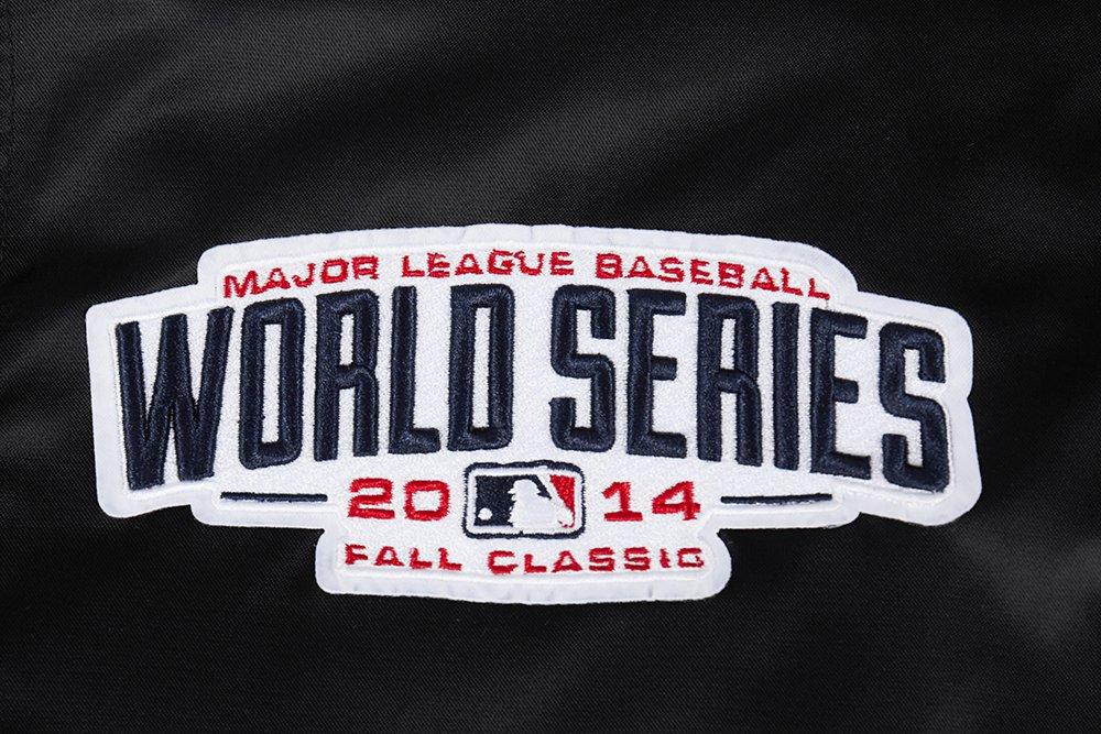 Pro Standard Women's MLB San Francisco Giants Mashup Rib Satin Jacket -Black/Orange - BLACK/ORANGE Thumbnail View 5