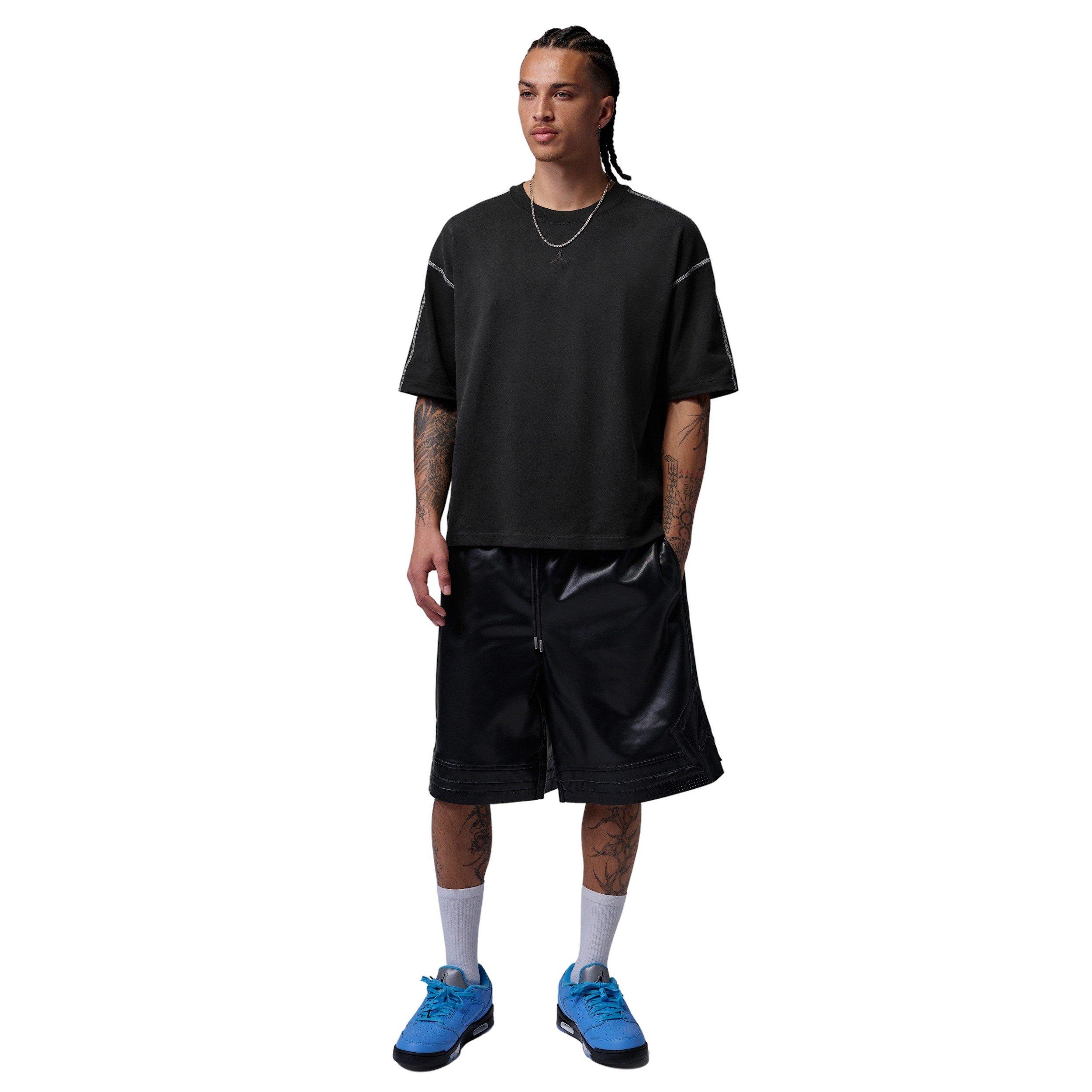 Jordan Men's Flight Heavyweight Short-Sleeve Top - BLACK Thumbnail View 5