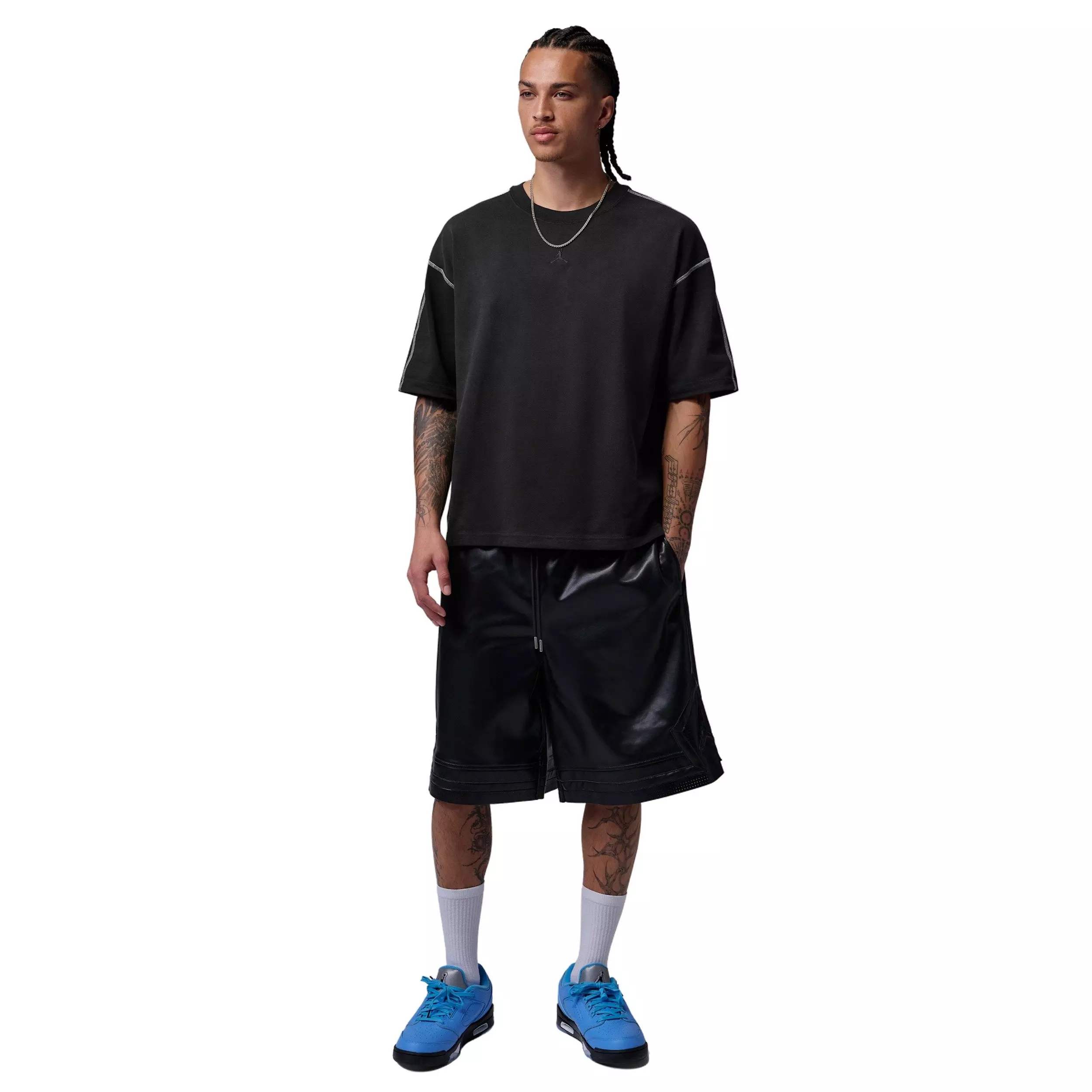 Jordan Men's Flight Heavyweight Short-Sleeve Top - BLACK