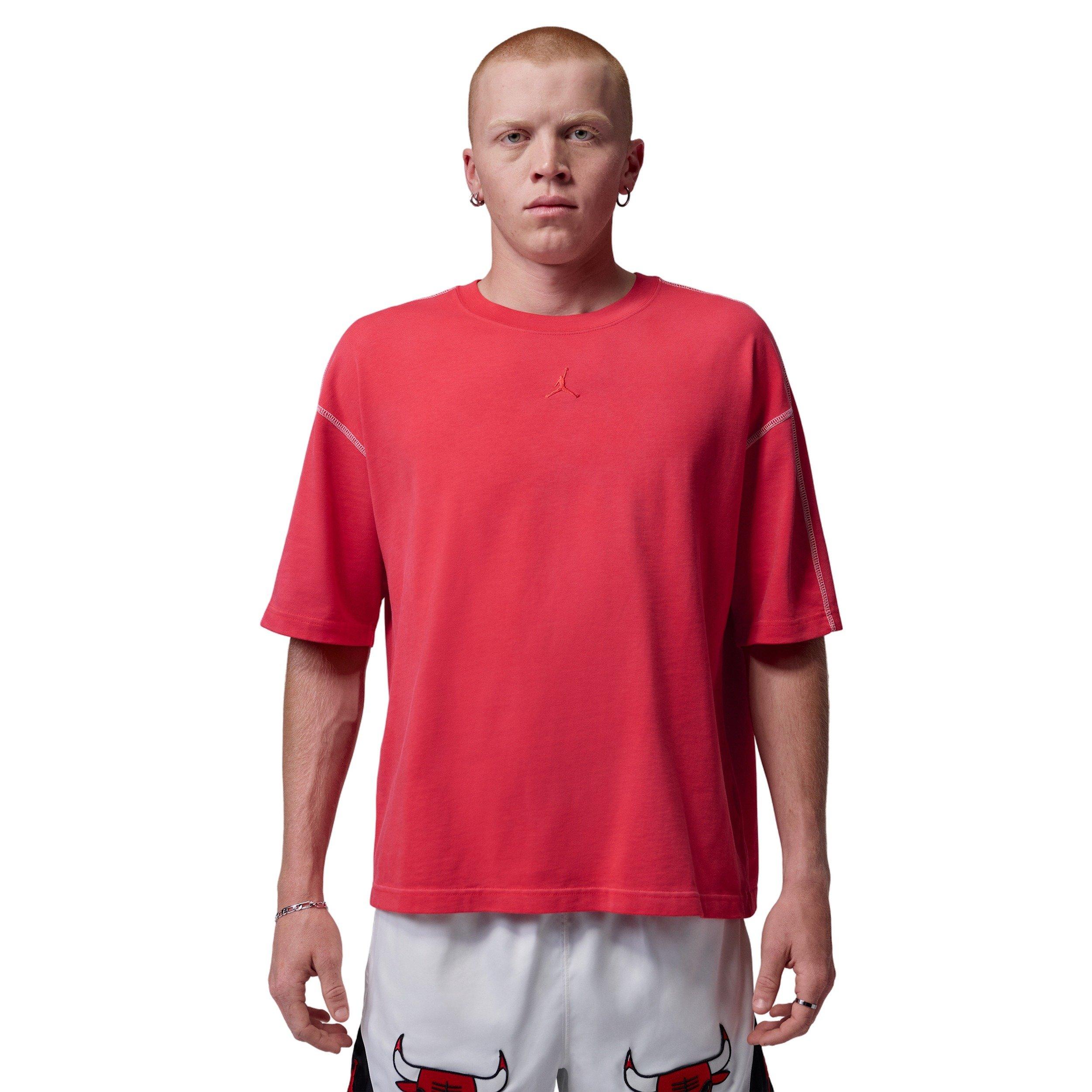 Jordan Men's Flight Heavyweight Short-Sleeve Top - RED Thumbnail View 1