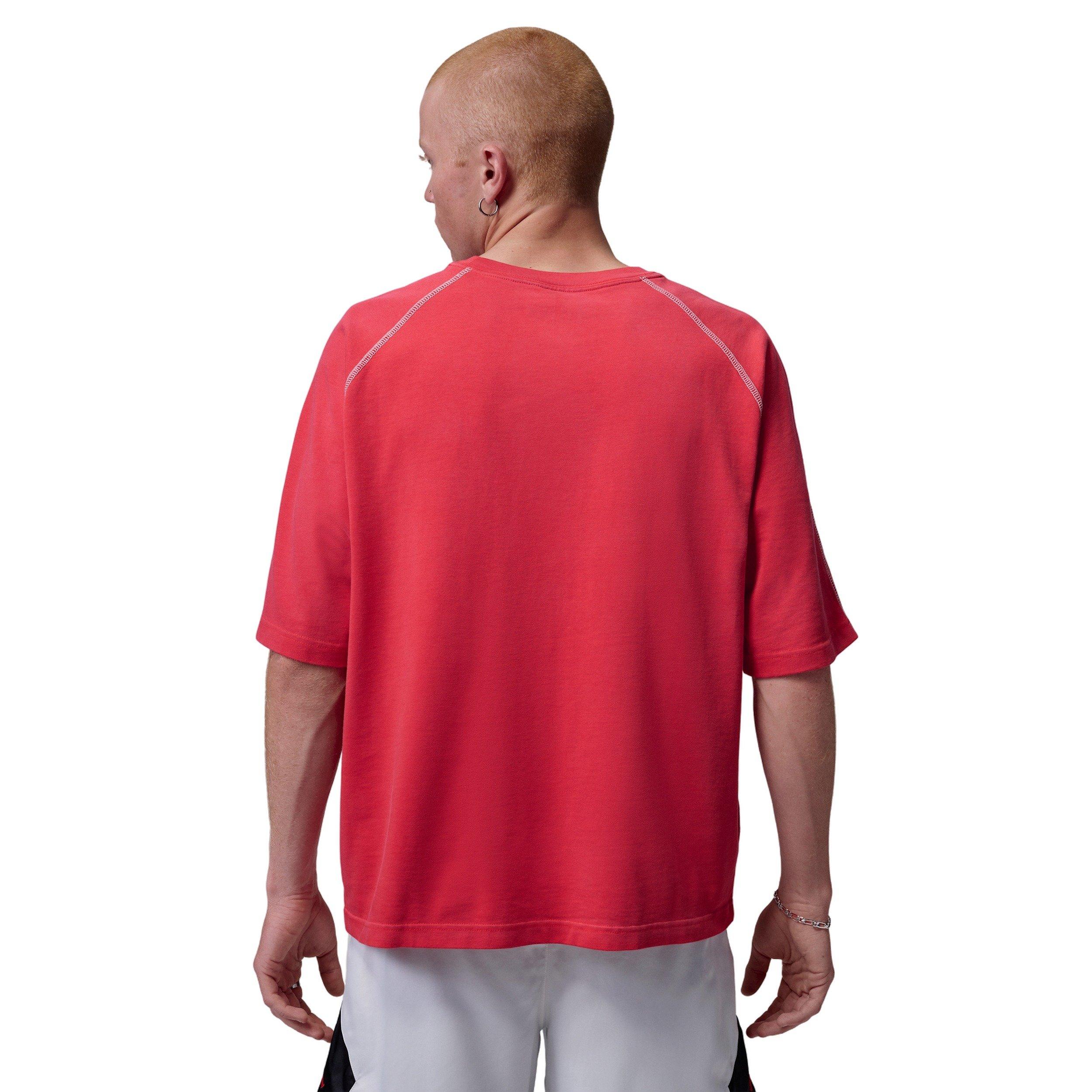 Jordan Men's Flight Heavyweight Short-Sleeve Top - RED Thumbnail View 2