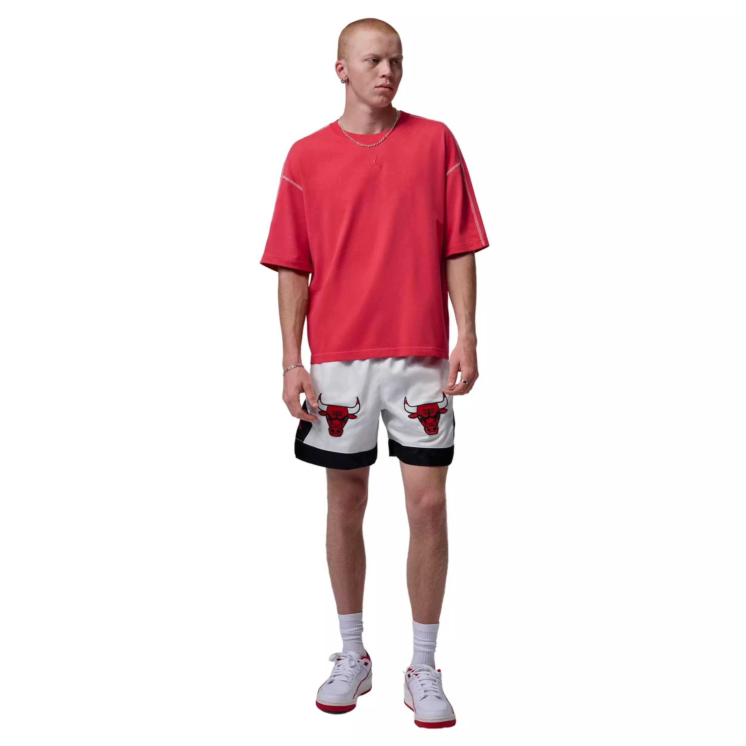 Jordan Men's Flight Heavyweight Short-Sleeve Top - RED