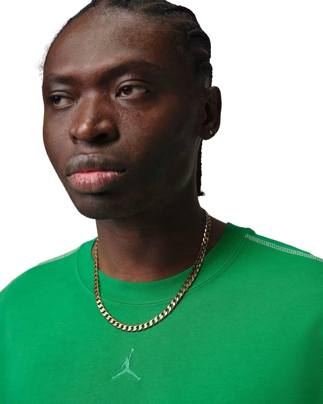 Jordan Men's Flight Heavyweight Short-Sleeve Top - GREEN Thumbnail View 3