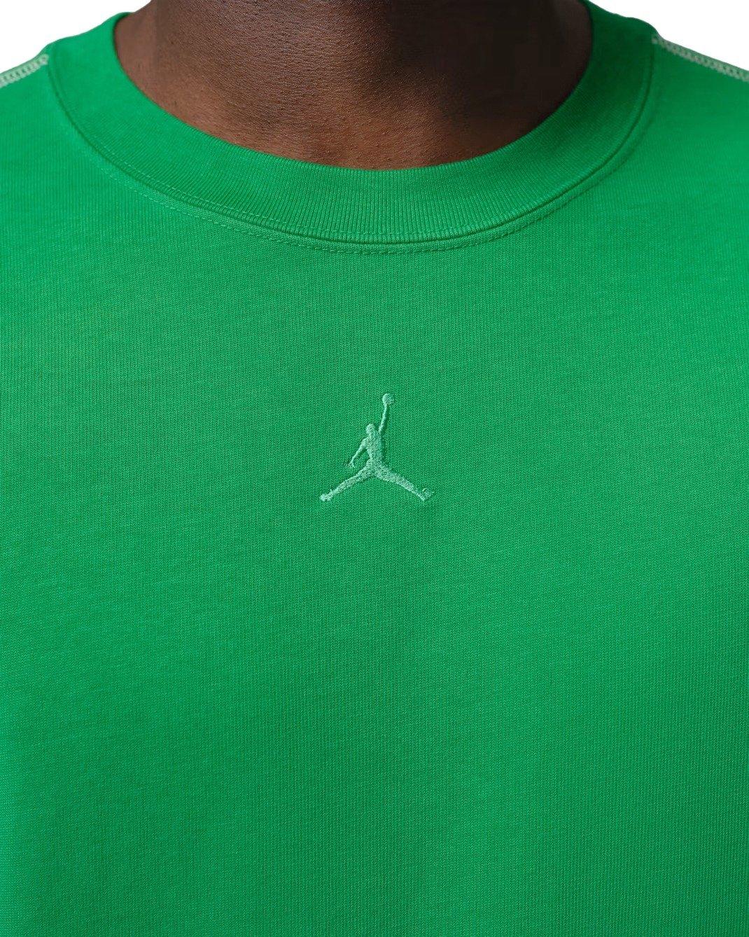 Jordan Men's Flight Heavyweight Short-Sleeve Top - GREEN Thumbnail View 4