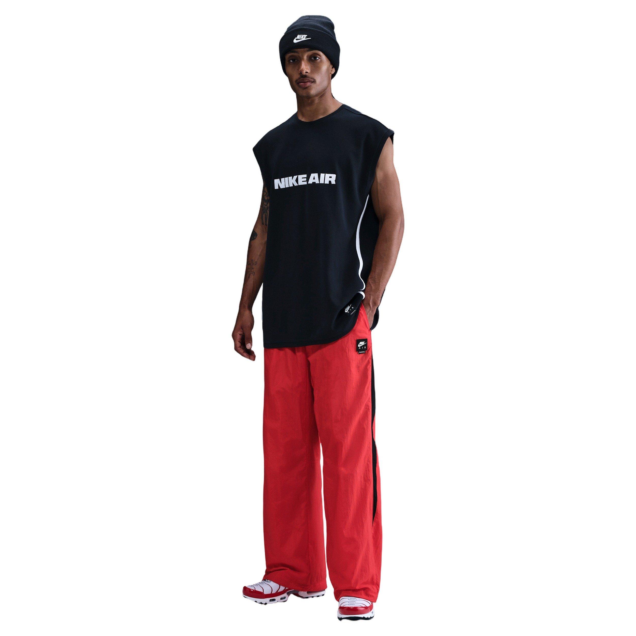 Nike Air Men's Woven Track Pants - Red - RED Thumbnail View 1