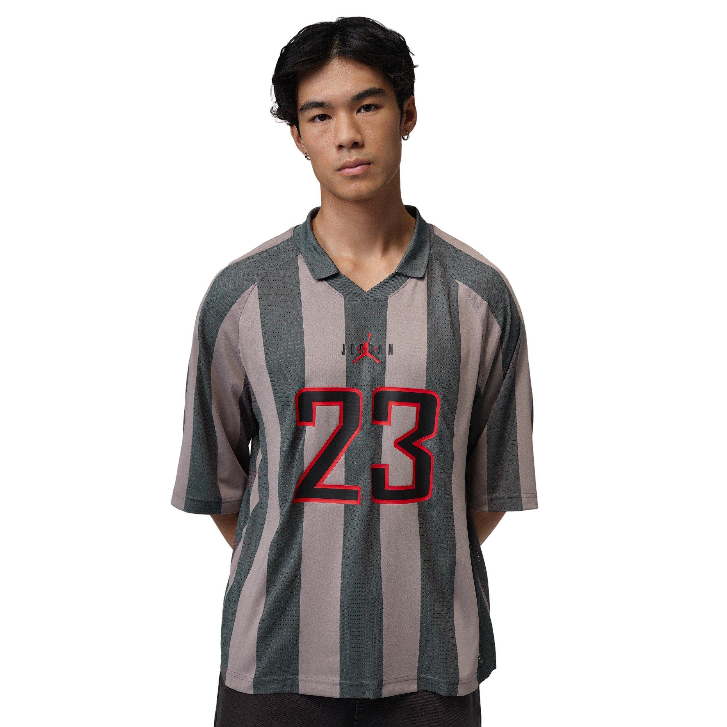 Jordan Men's Brooklyn Terrace Top - GREY/RED Thumbnail View 1