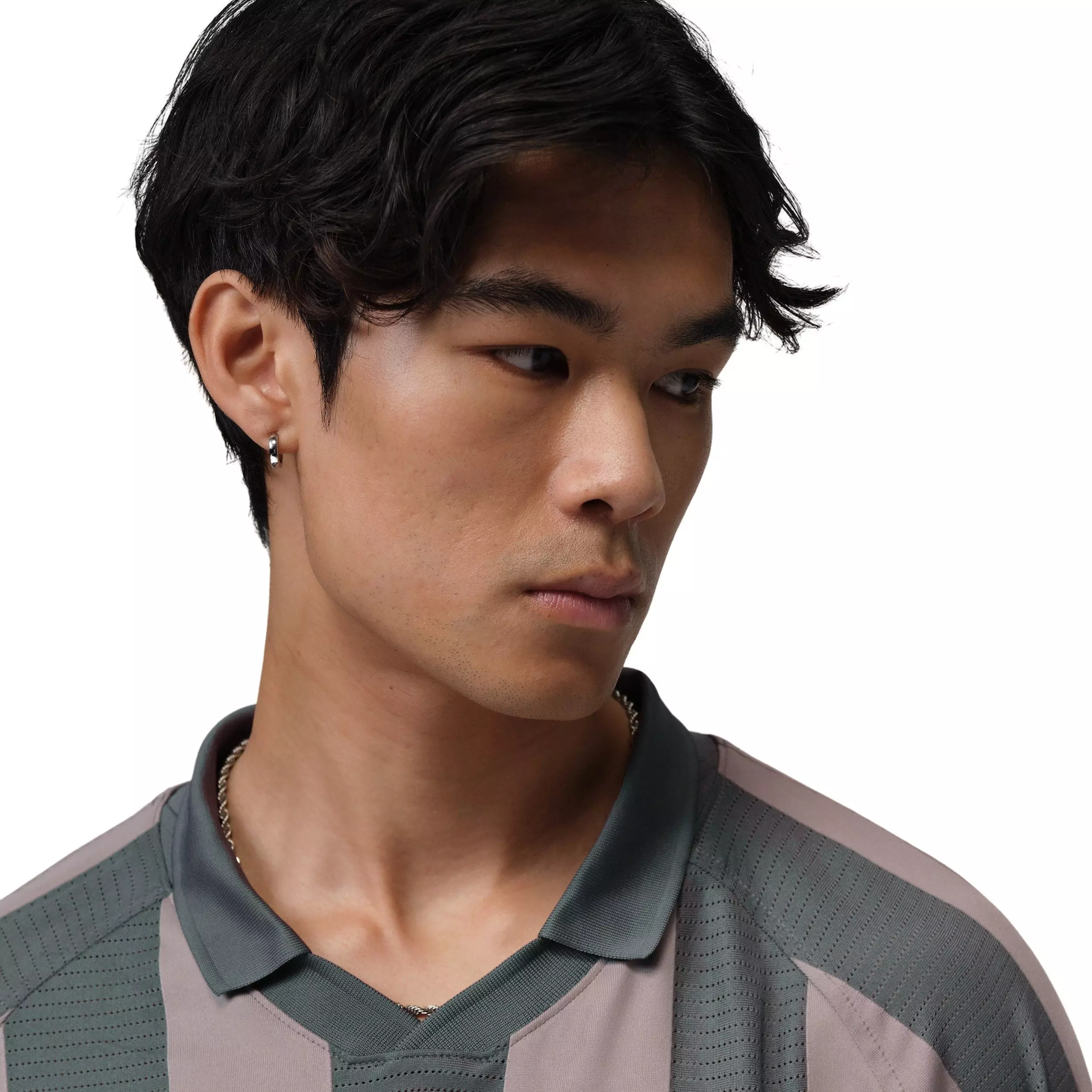 Jordan Men's Brooklyn Terrace Top - GREY/RED