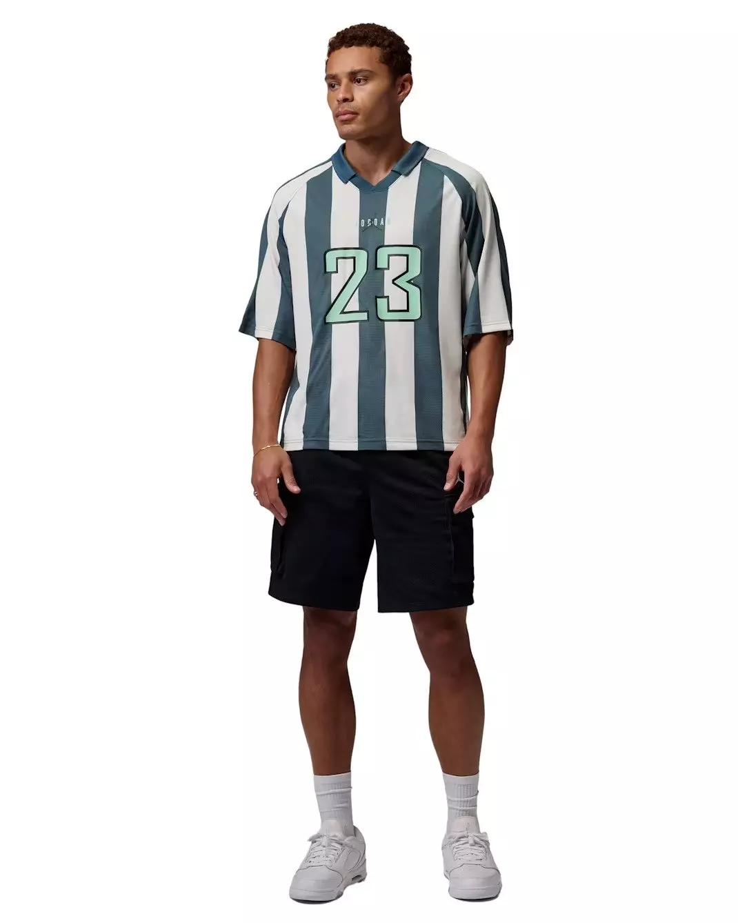 Jordan Men's Brooklyn Terrace Top - WHITE/GREEN