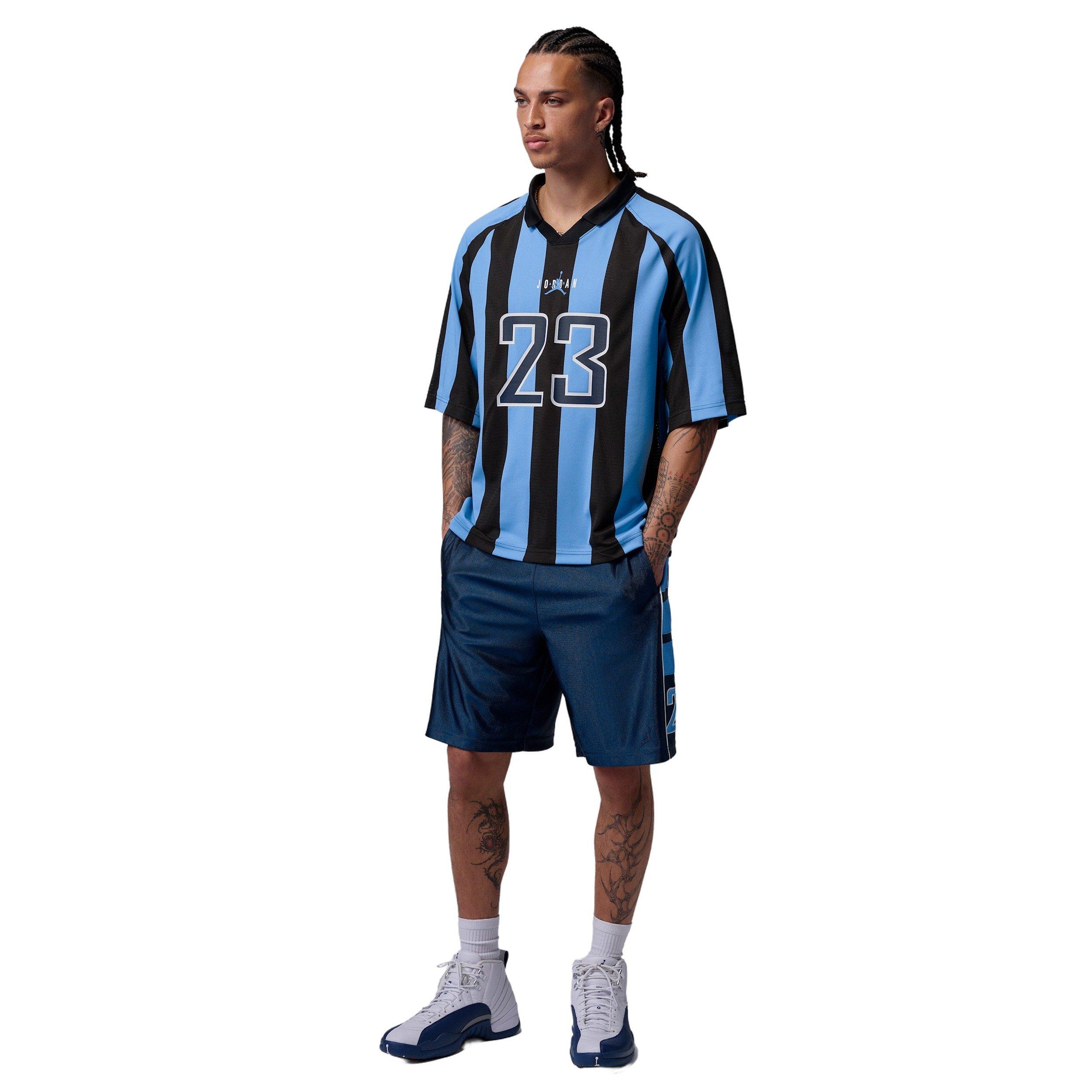 Jordan Men's Brooklyn Terrace Top - BLUE/BLACK Thumbnail View 6