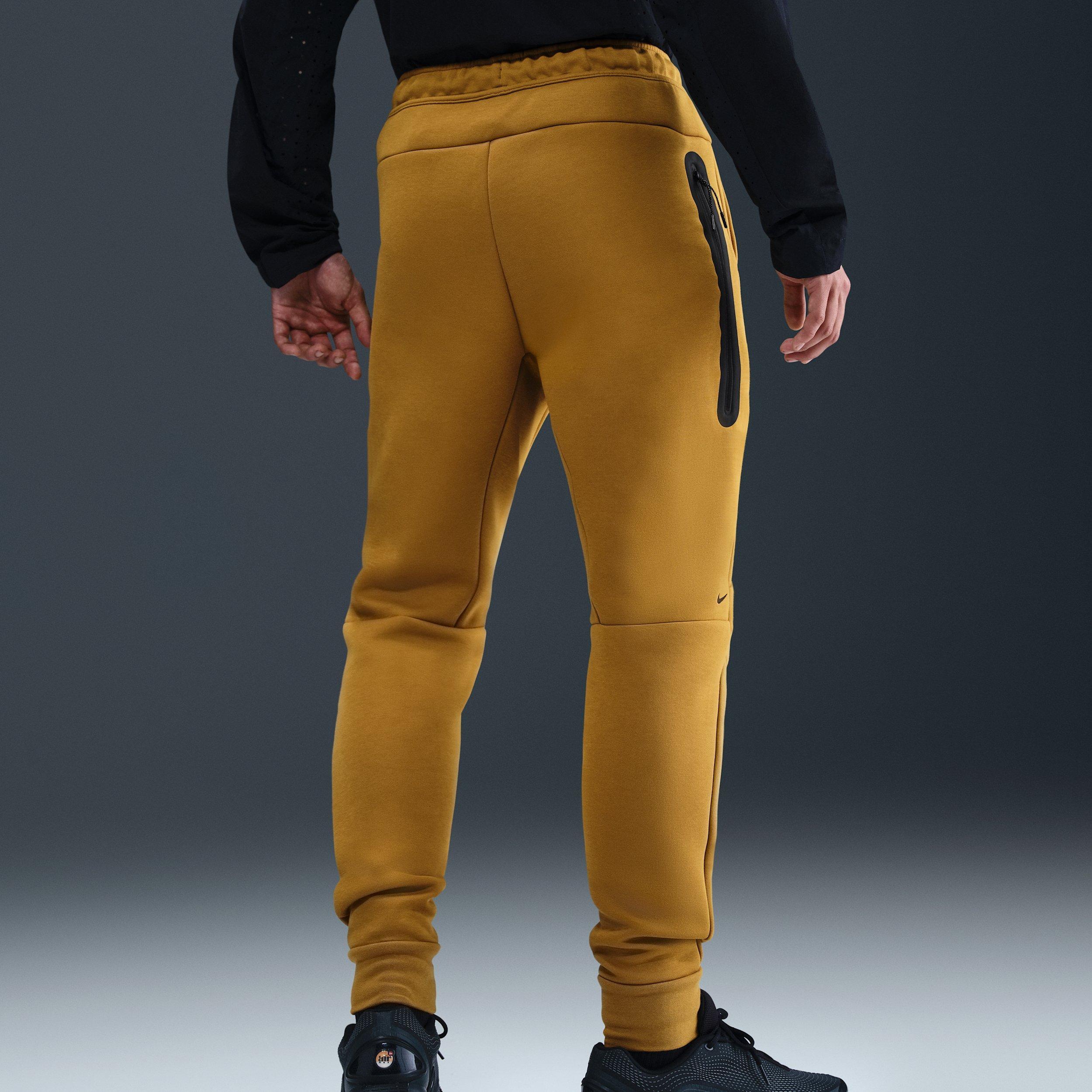 Nike Men's Tech Fleece Joggers - BROWN Thumbnail View 4