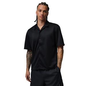 Jordan Men's Brooklyn Festival Button-Down Top - BLACK