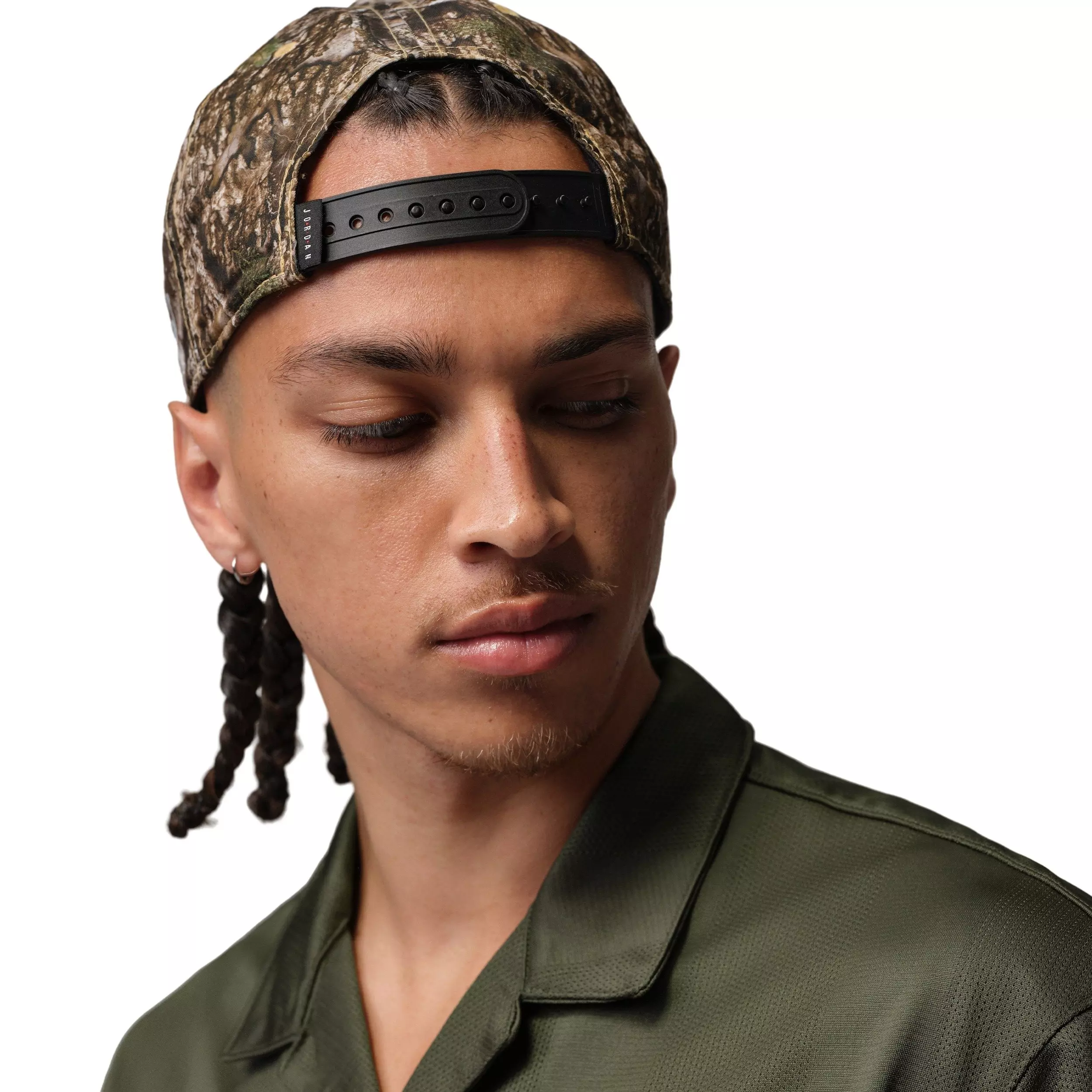Jordan Men's Brooklyn Festival Button-Down Top - CARGO KHAKI