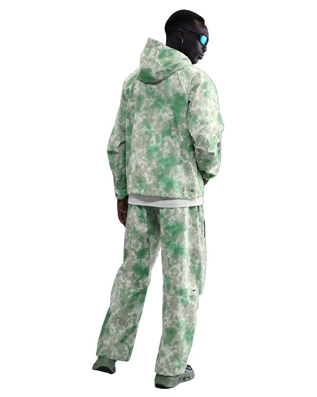 Nike Men's tech Dri-FIT Woven Camo Loose-Fit Pants - Grey - GREY Thumbnail View 6