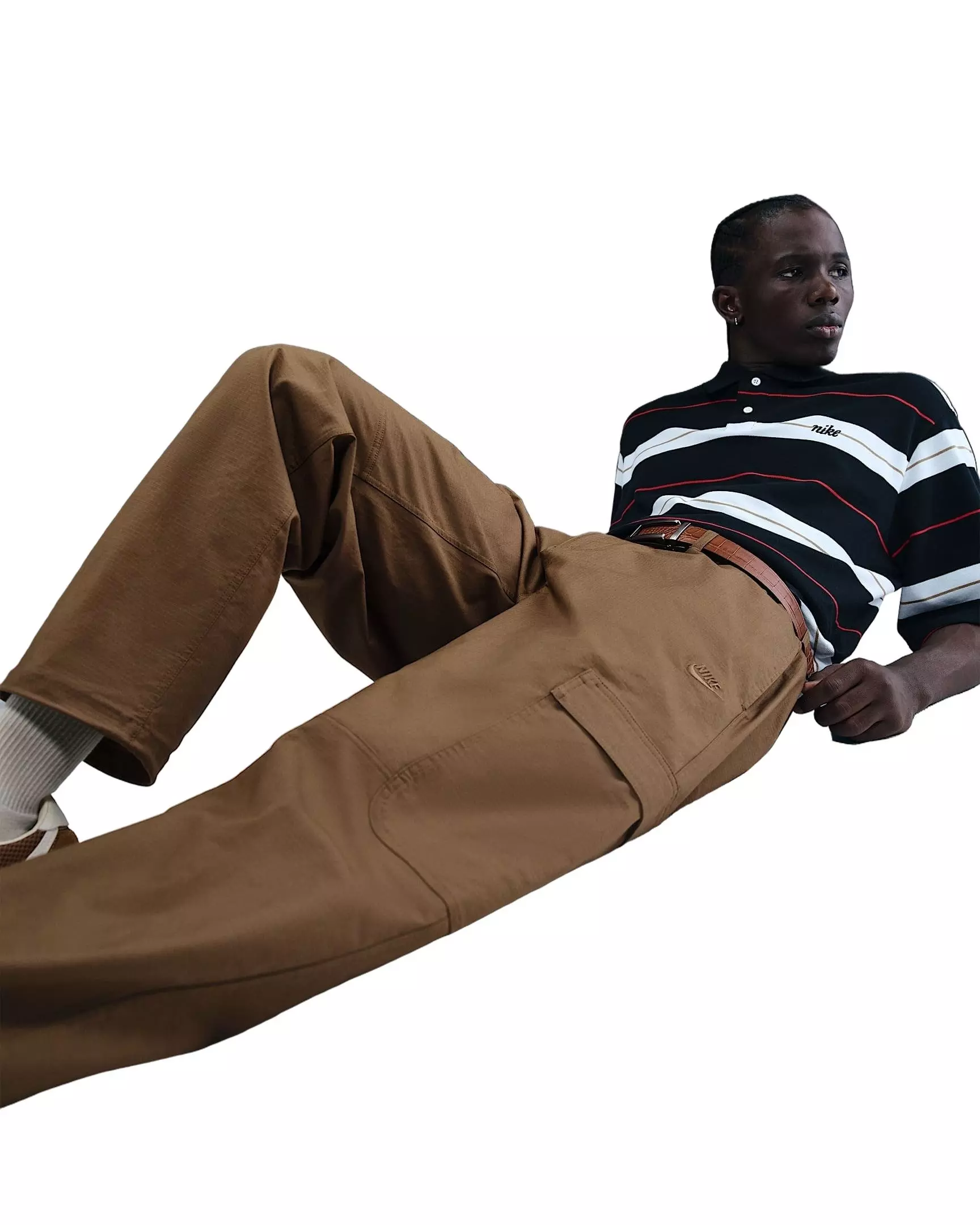 Nike Men's Sportswear Club Woven Cargo Pants - BROWN