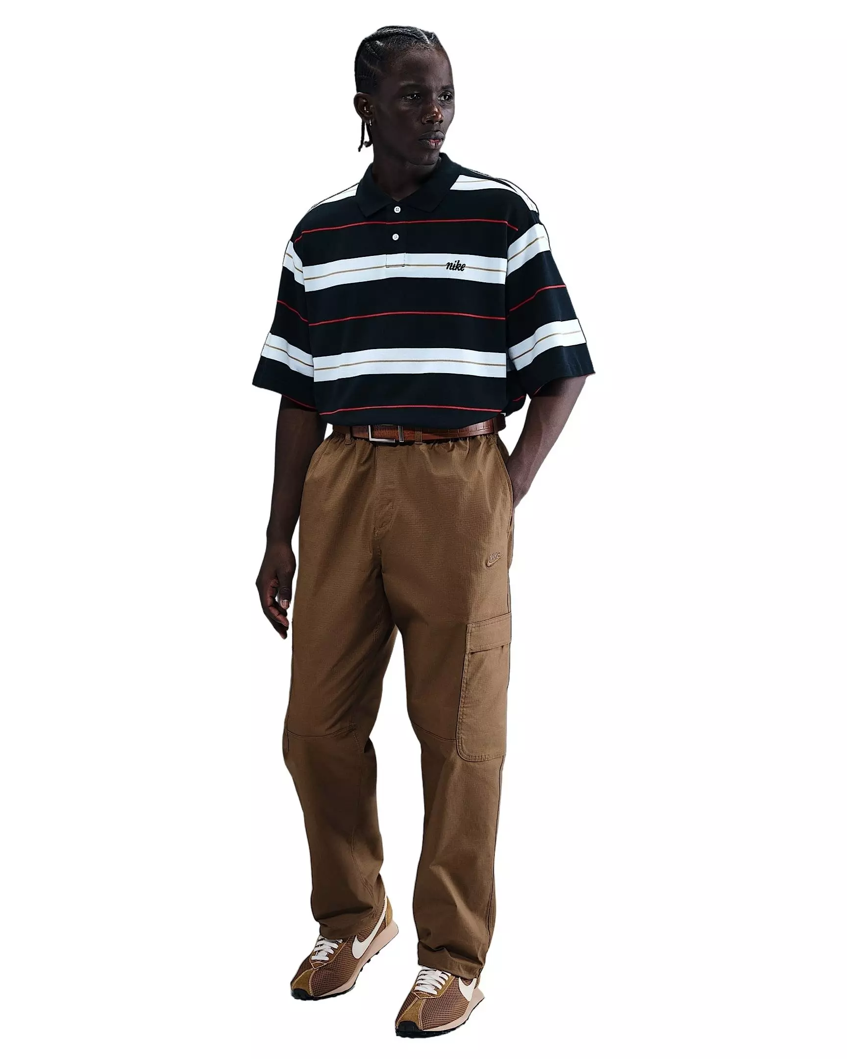 Nike Men's Sportswear Club Woven Cargo Pants - BROWN