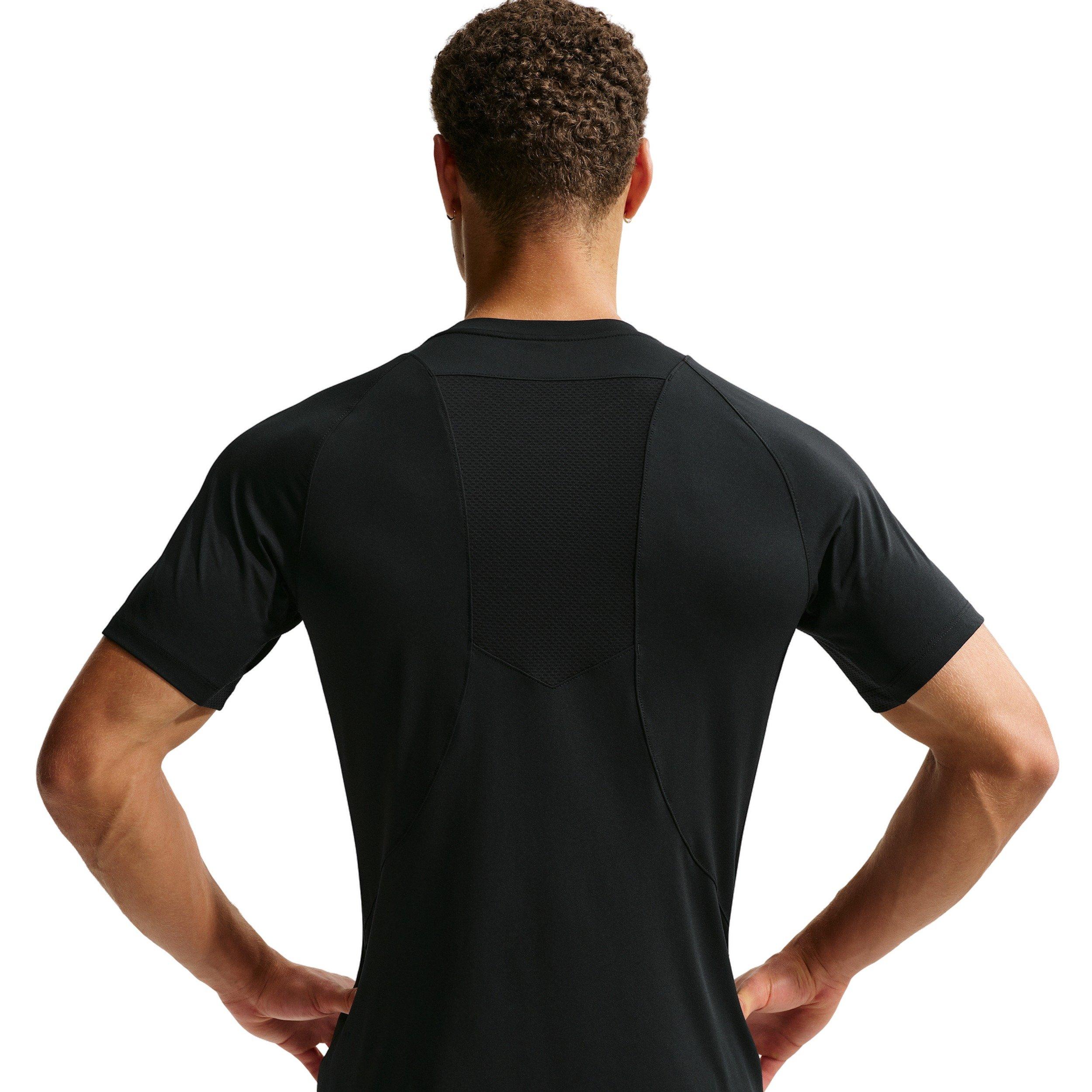 Nike Men's Pro Training Dri-FIT ADV Short-Sleeve Top - BLACK Thumbnail View 2